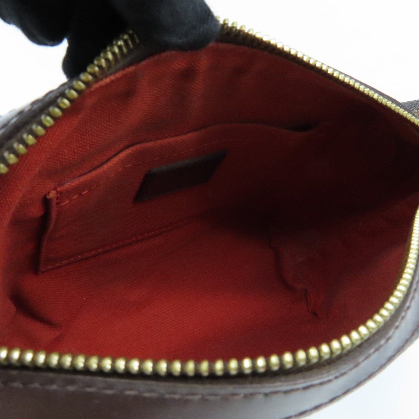 LOUIS VUITTON Damier Illovo PM金扣肩背袋啡色