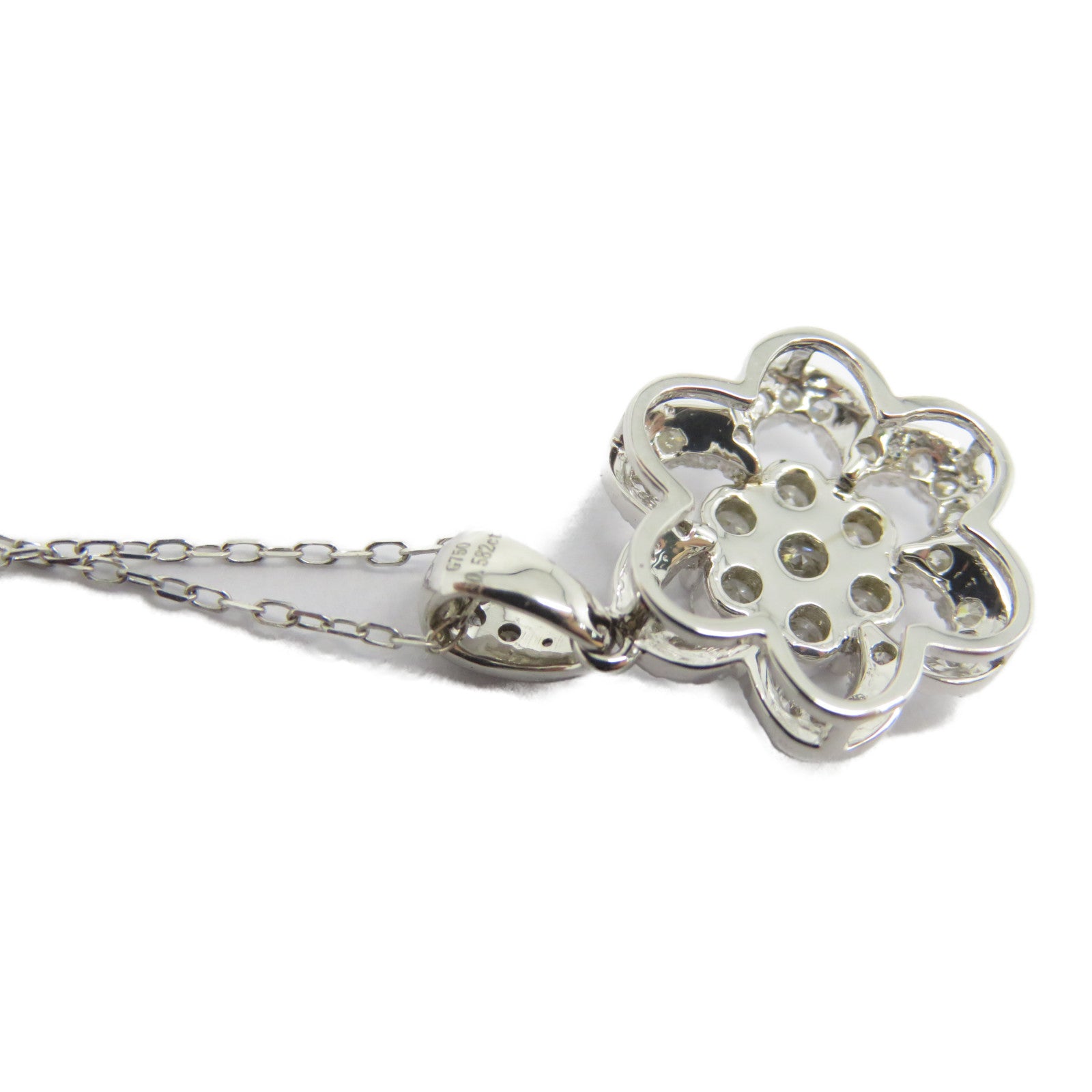 JEWELRY 【激減優惠】18K白金Diamond Necklace 0.582ct鑽石項鍊