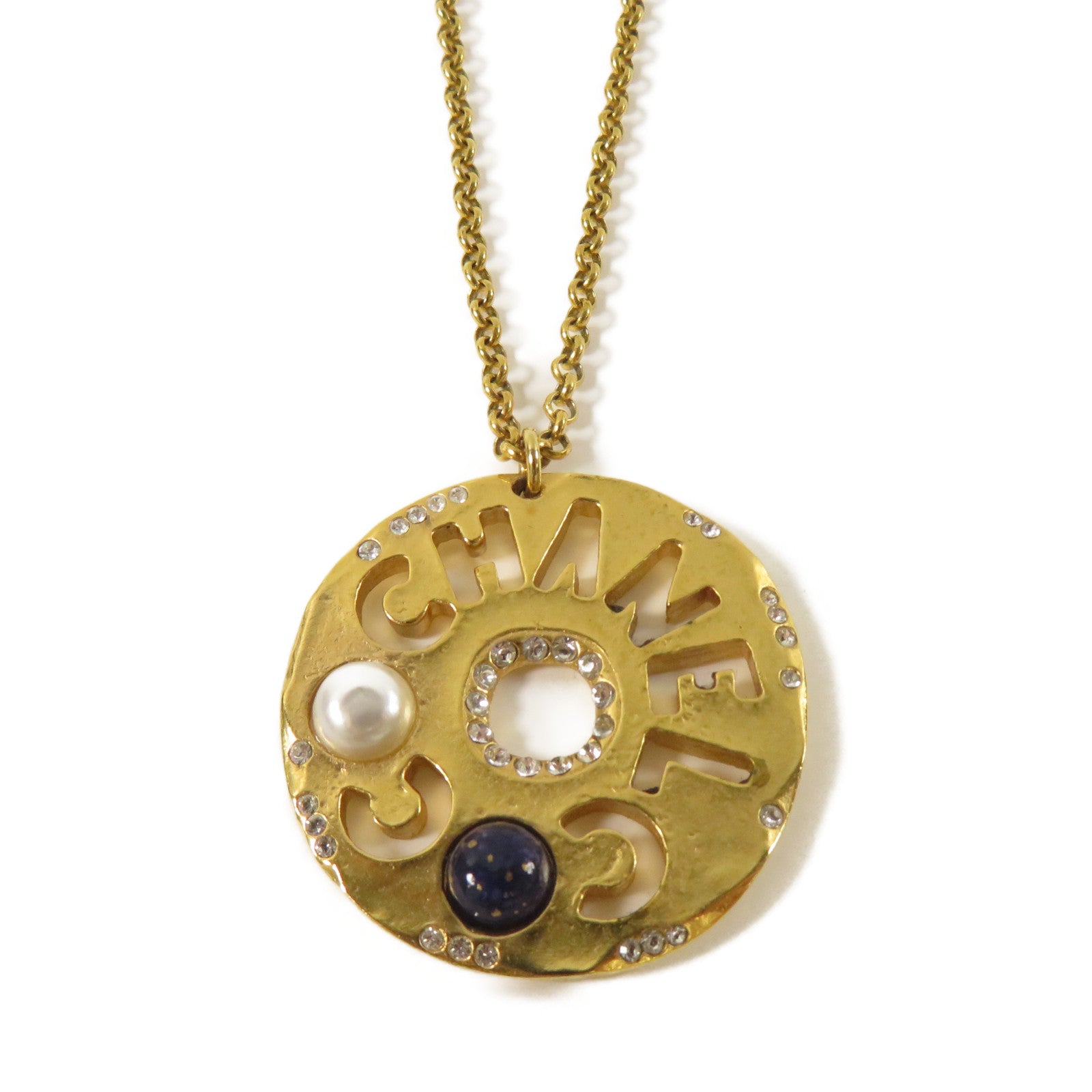 CHANEL 金屬Necklace項鍊金色