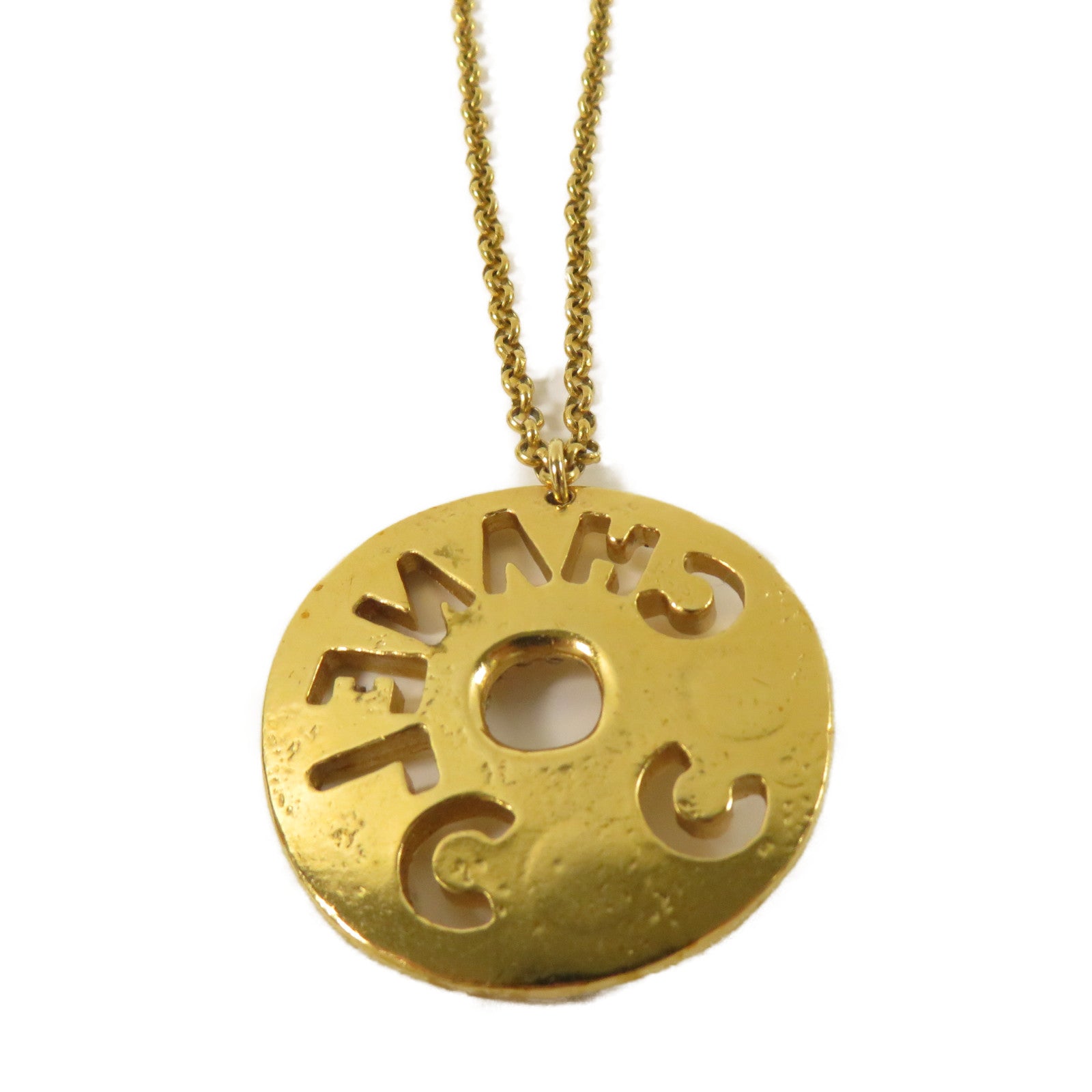 CHANEL 金屬Necklace項鍊金色