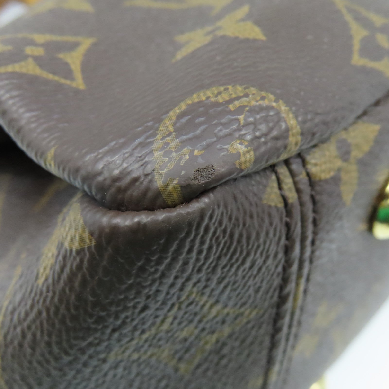 LOUIS VUITTON Monogram Pallas MM 2Way Shoulder Bag手挽肩背兩用袋啡色/酒紅色