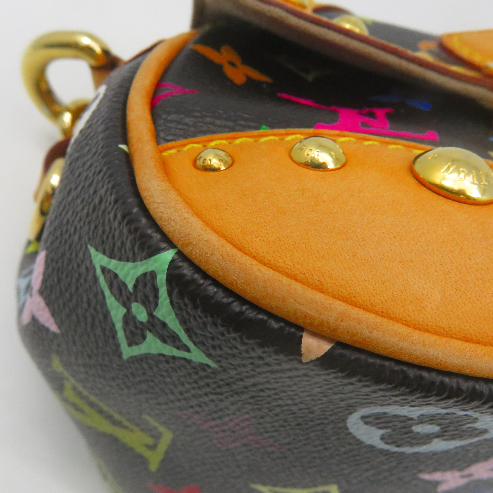 LOUIS VUITTON 【激減優惠】Monogram Multicolore Marilyn金扣肩背袋黑色