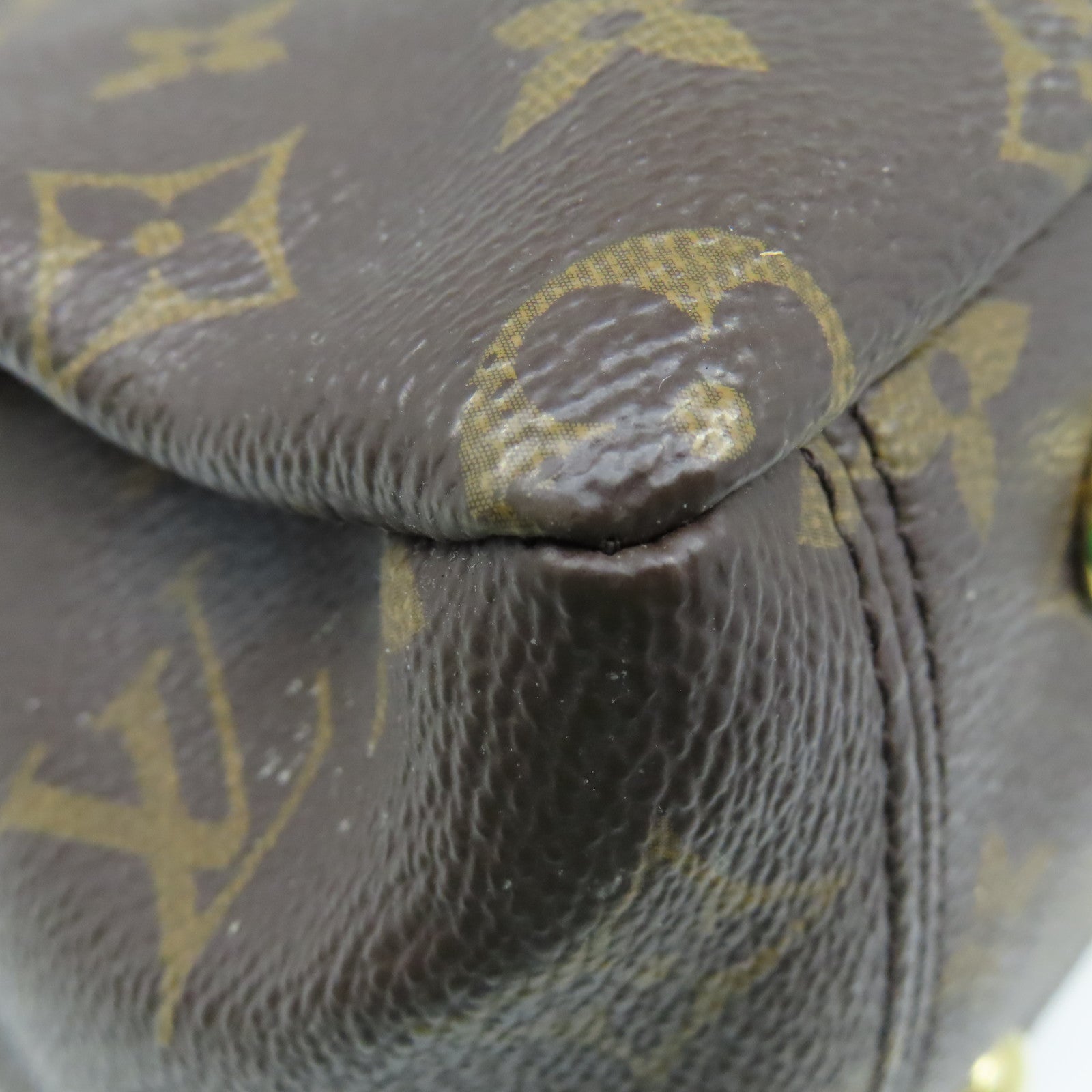 LOUIS VUITTON Monogram Pallas MM 2Way Shoulder Bag手挽肩背兩用袋啡色/酒紅色