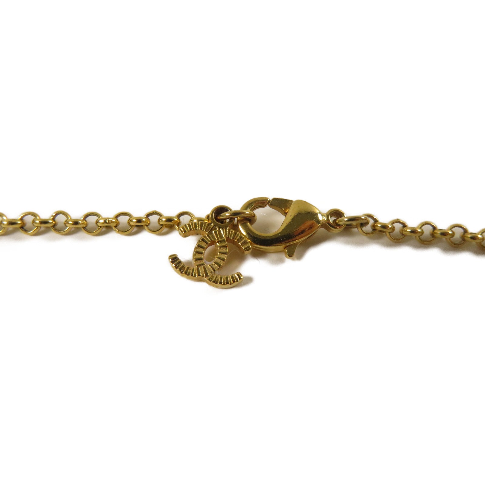 CHANEL 金屬Necklace項鍊金色