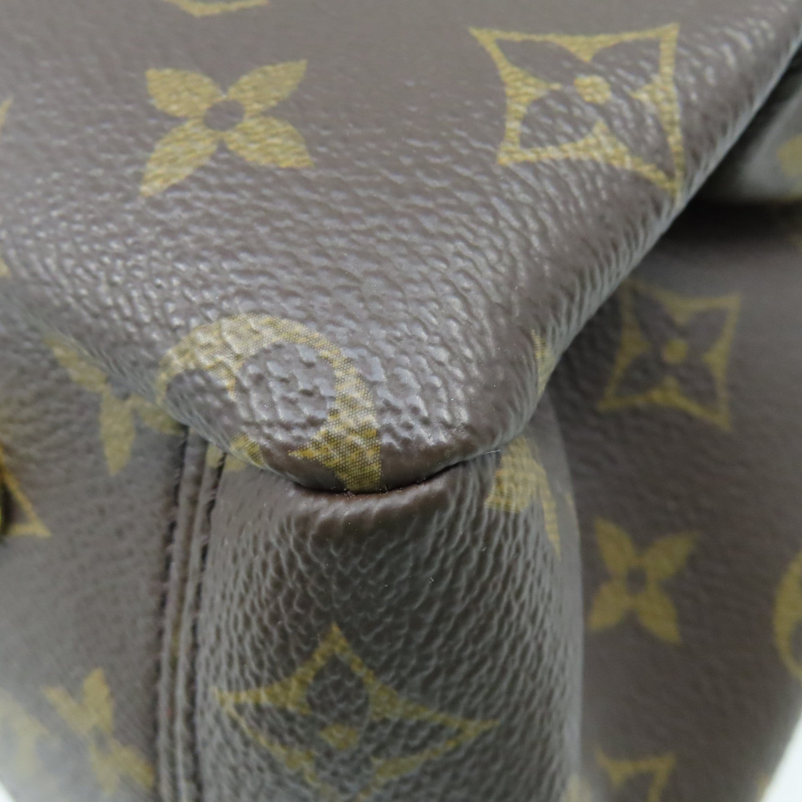 LOUIS VUITTON Monogram Pallas MM 2Way Shoulder Bag手挽肩背兩用袋啡色/酒紅色