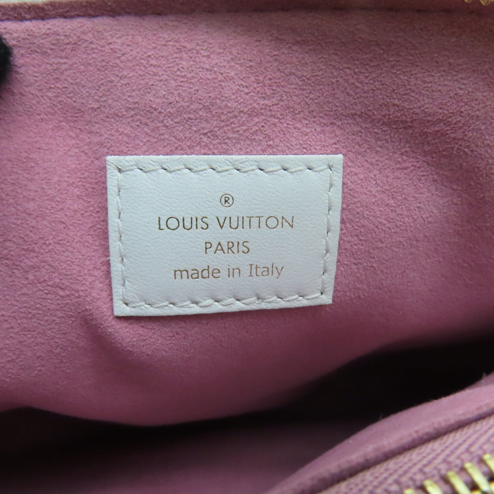 LOUIS VUITTON 羊皮皮革Coussin PM金扣手挽肩背兩用袋白色