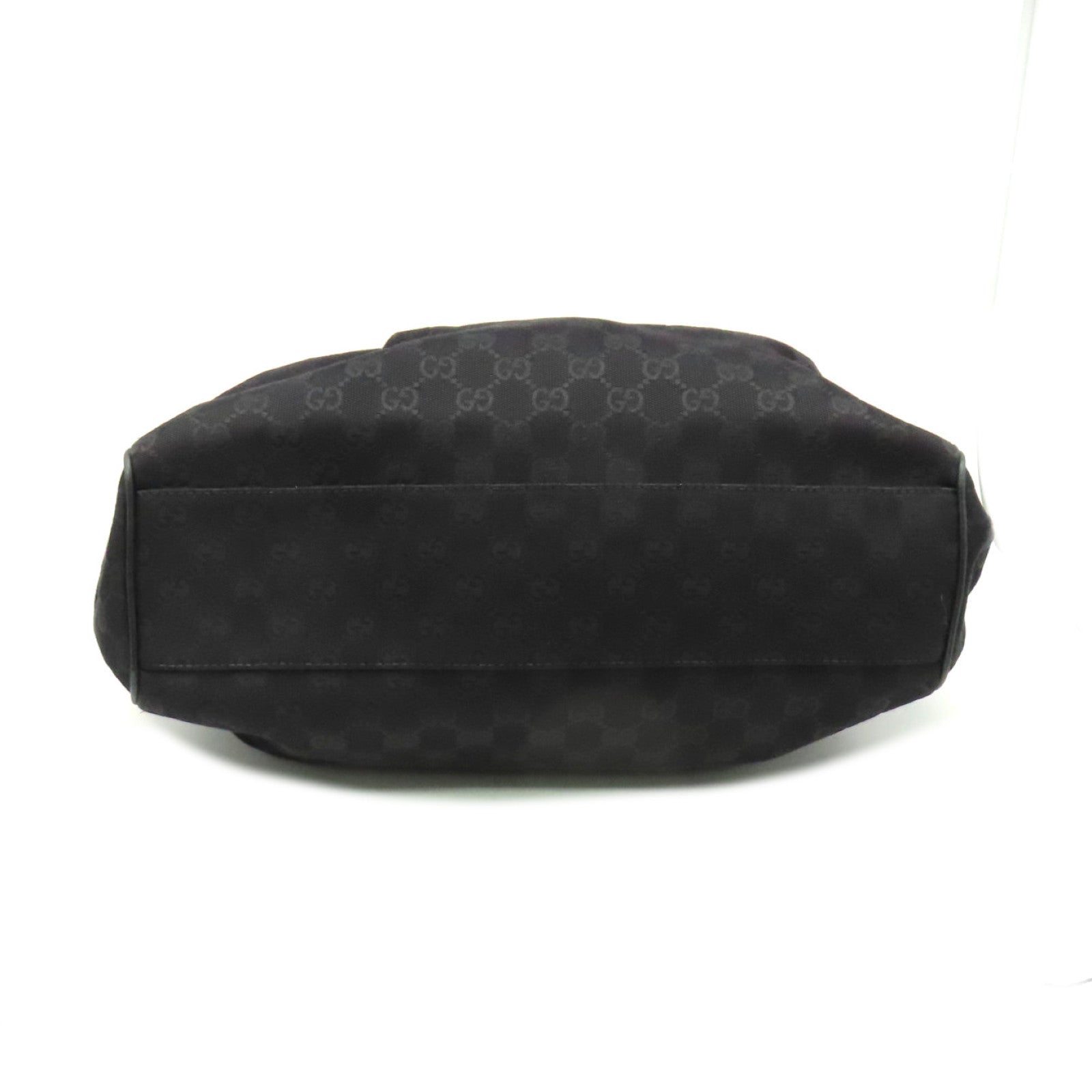 GUCCI GG帆布Shoulder Bag肩背袋黑色