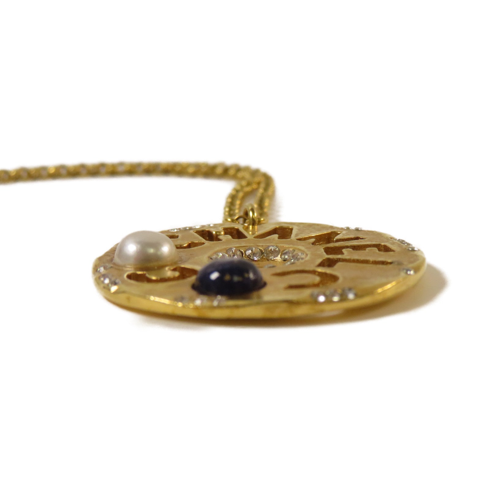 CHANEL 金屬Necklace項鍊金色