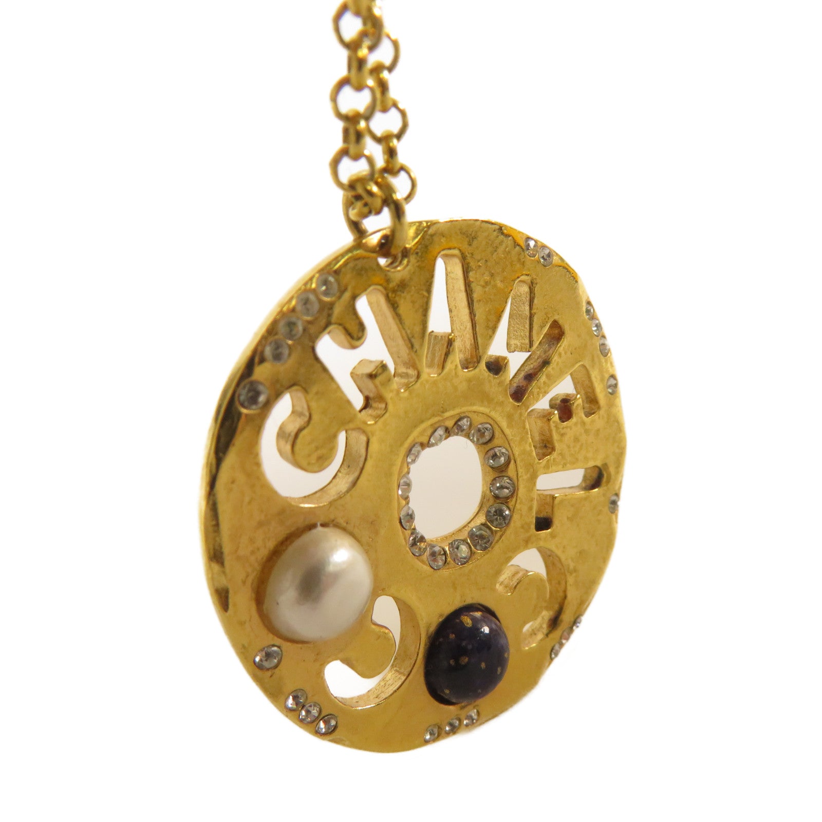 CHANEL 金屬Necklace項鍊金色