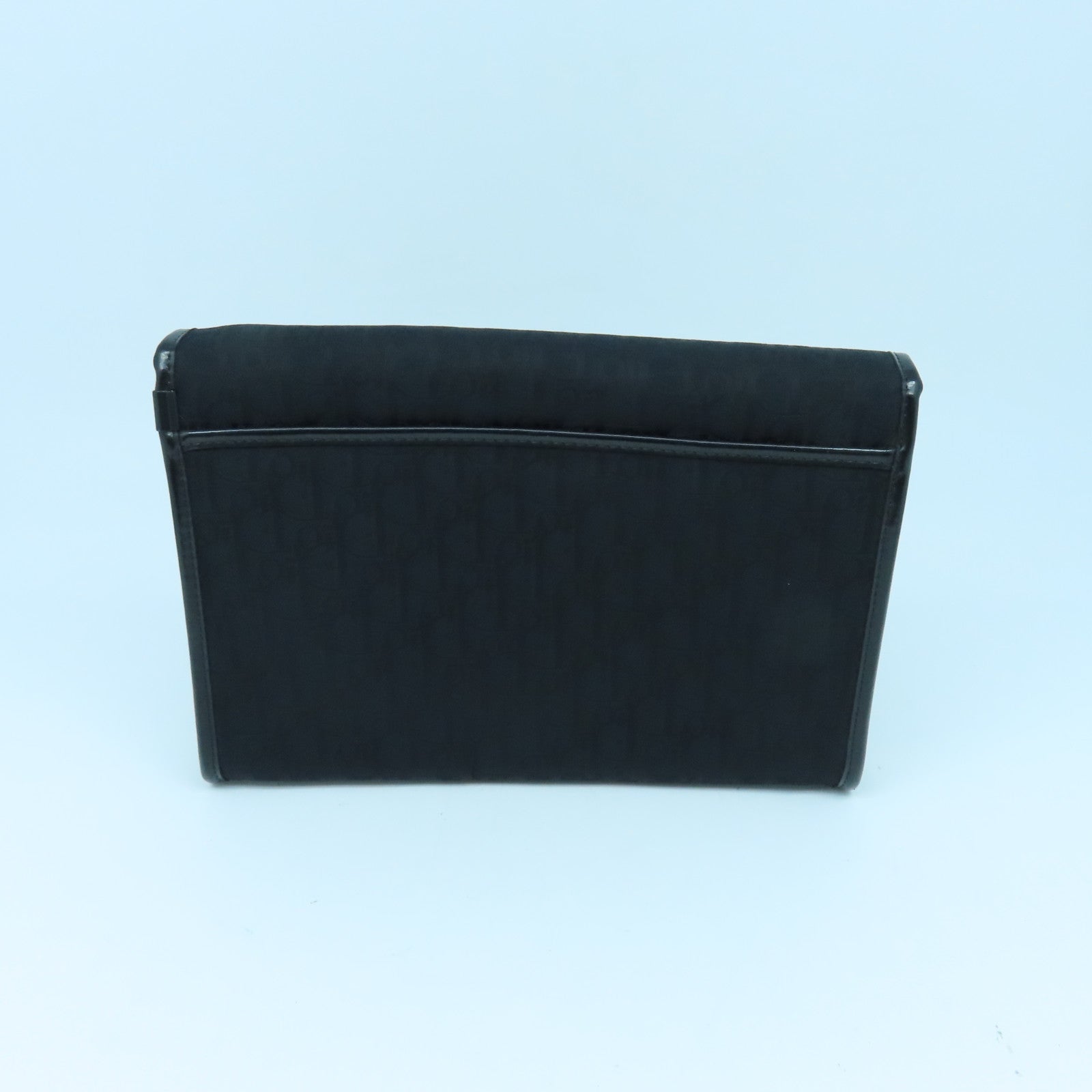 Dior 帆布Vintage Chain Shoulder Bag金扣鏈帶肩背袋黑色
