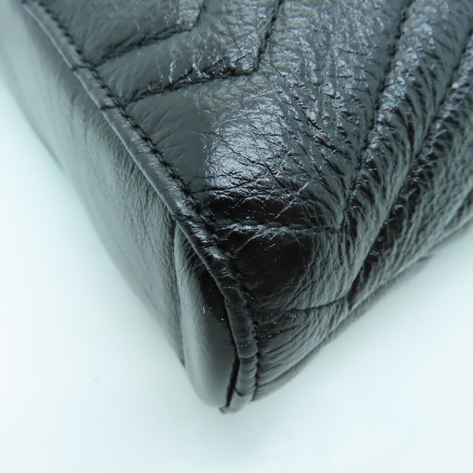 GUCCI 牛皮皮革GG Marmont Tote Bag金扣肩背袋/手挽袋黑色