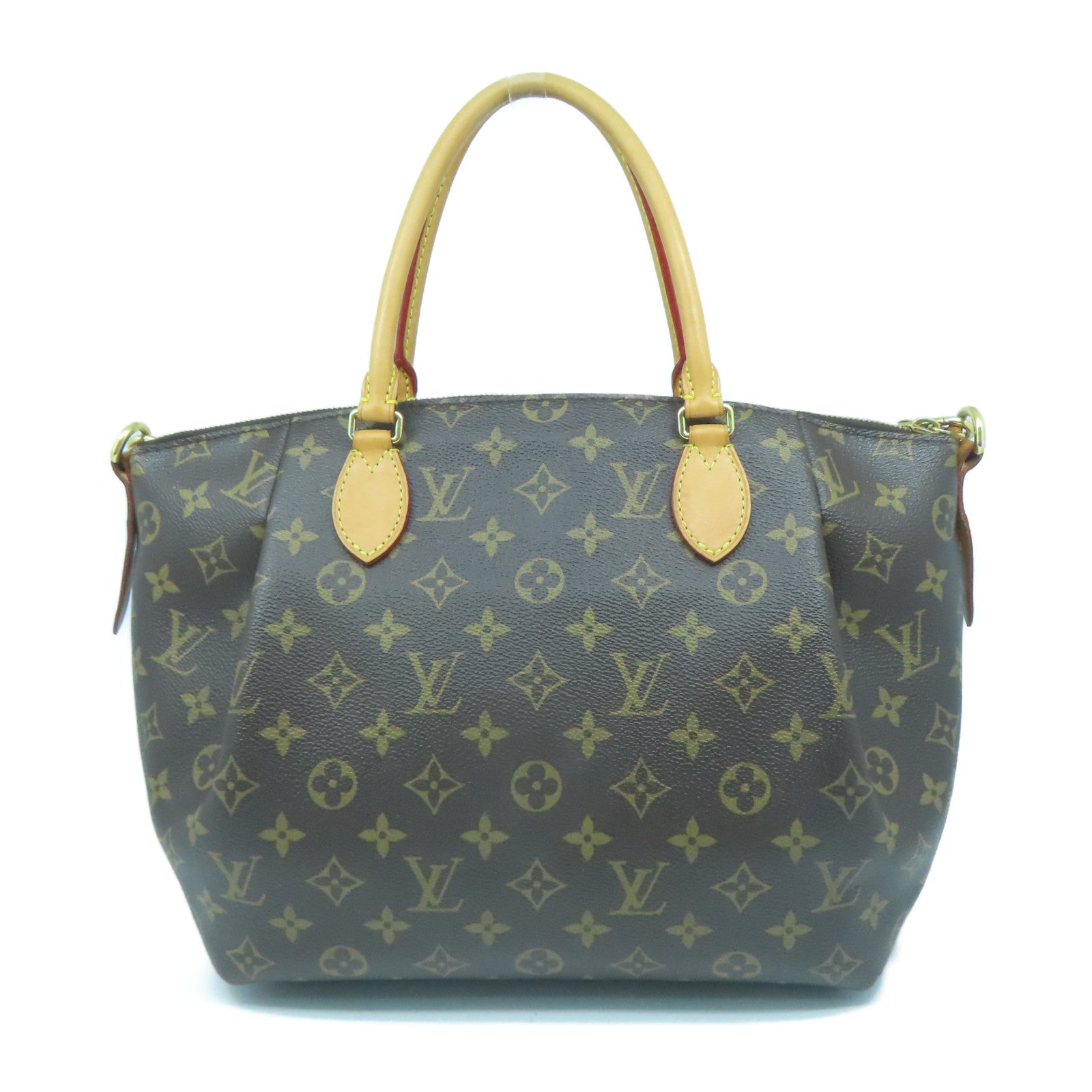 LOUIS VUITTON Monogram Turenne MM金扣手挽肩背兩用袋啡色