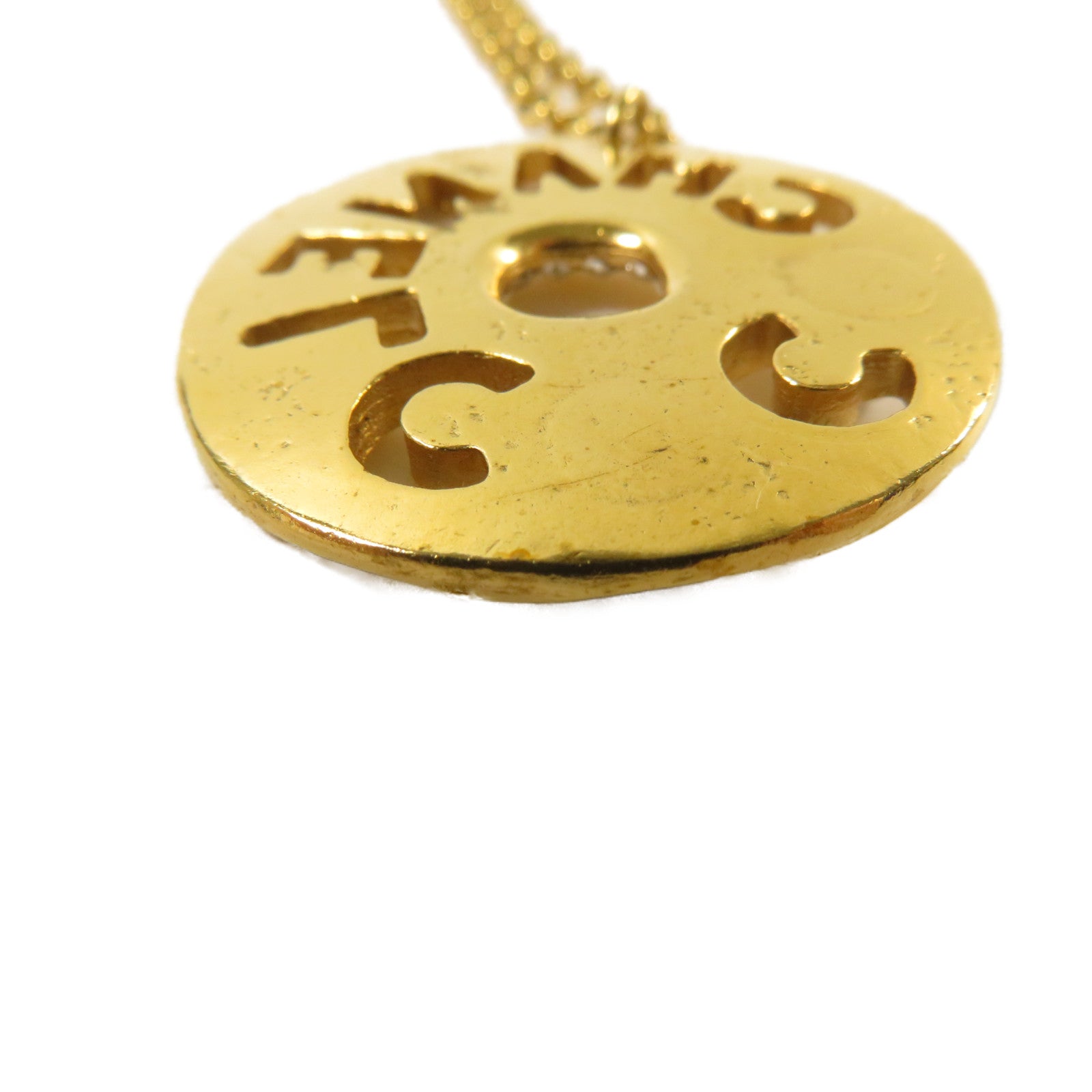 CHANEL 金屬Necklace項鍊金色