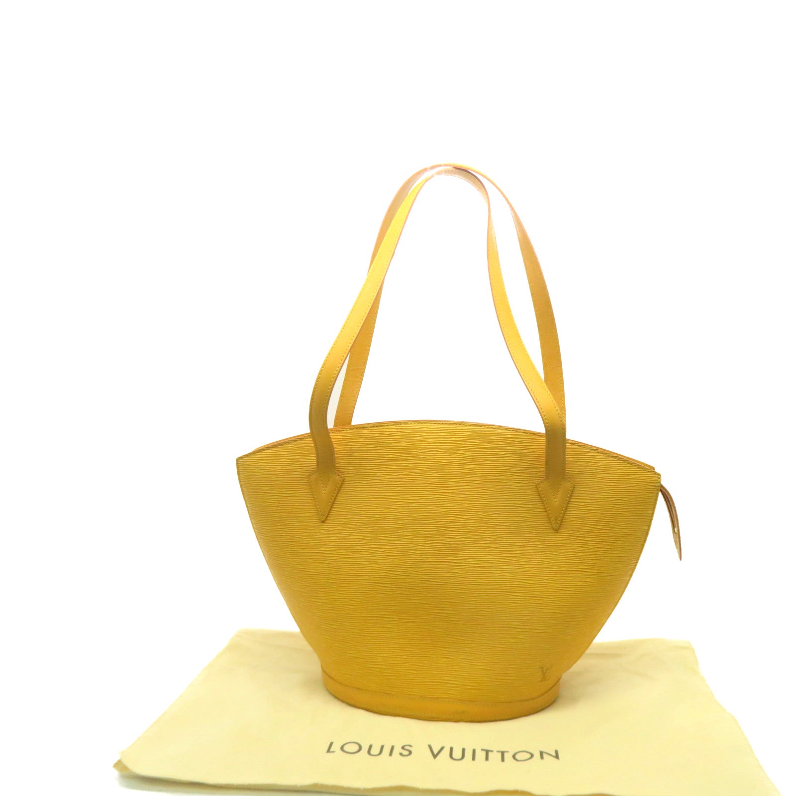LOUIS VUITTON Epi Saint Jucques Shoulder Bag yellow