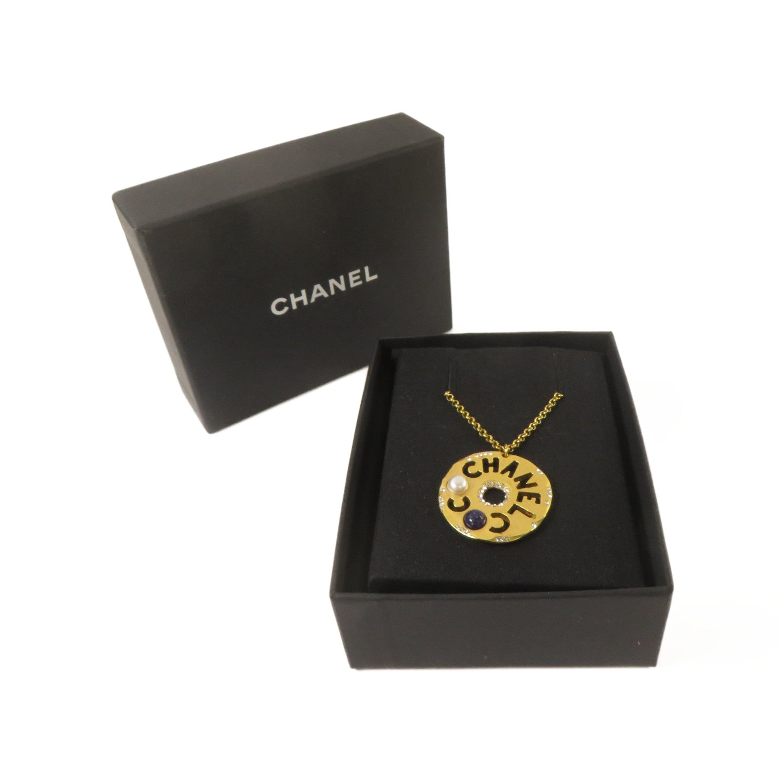 CHANEL 金屬Necklace項鍊金色