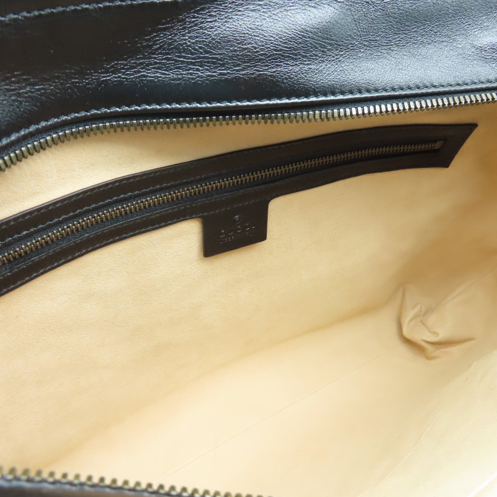 GUCCI 牛皮皮革GG Marmont Tote Bag金扣肩背袋/手挽袋黑色