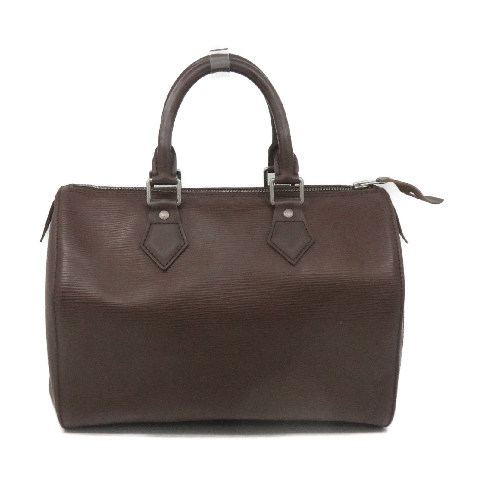 LOUIS VUITTON Epi Speedy 25 Hand Bag銀扣手挽袋啡色