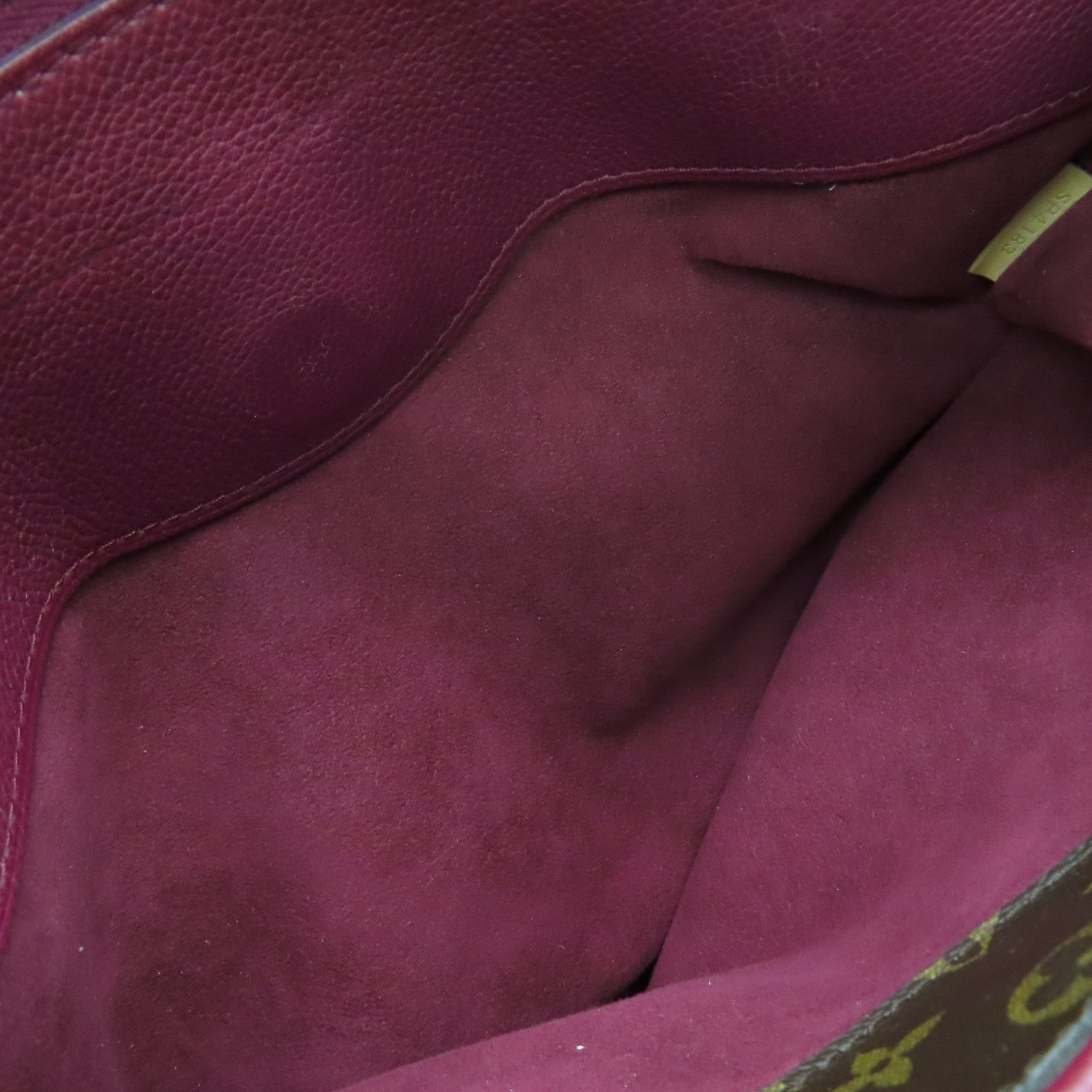 LOUIS VUITTON Monogram Pallas MM 2Way Shoulder Bag手挽肩背兩用袋啡色/酒紅色
