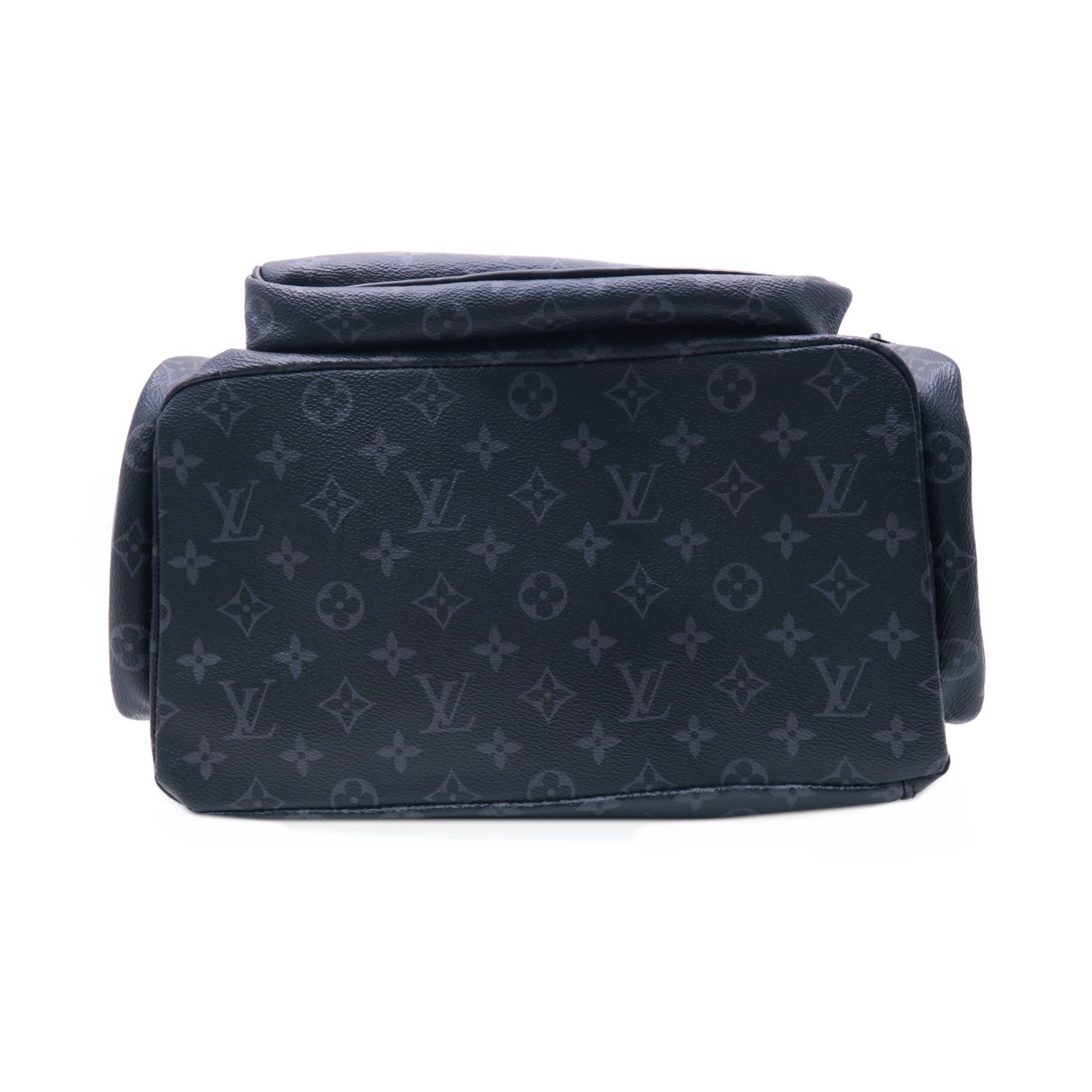 LOUIS VUITTON Monogram Eclipse Backpack Trio銀扣背包黑色