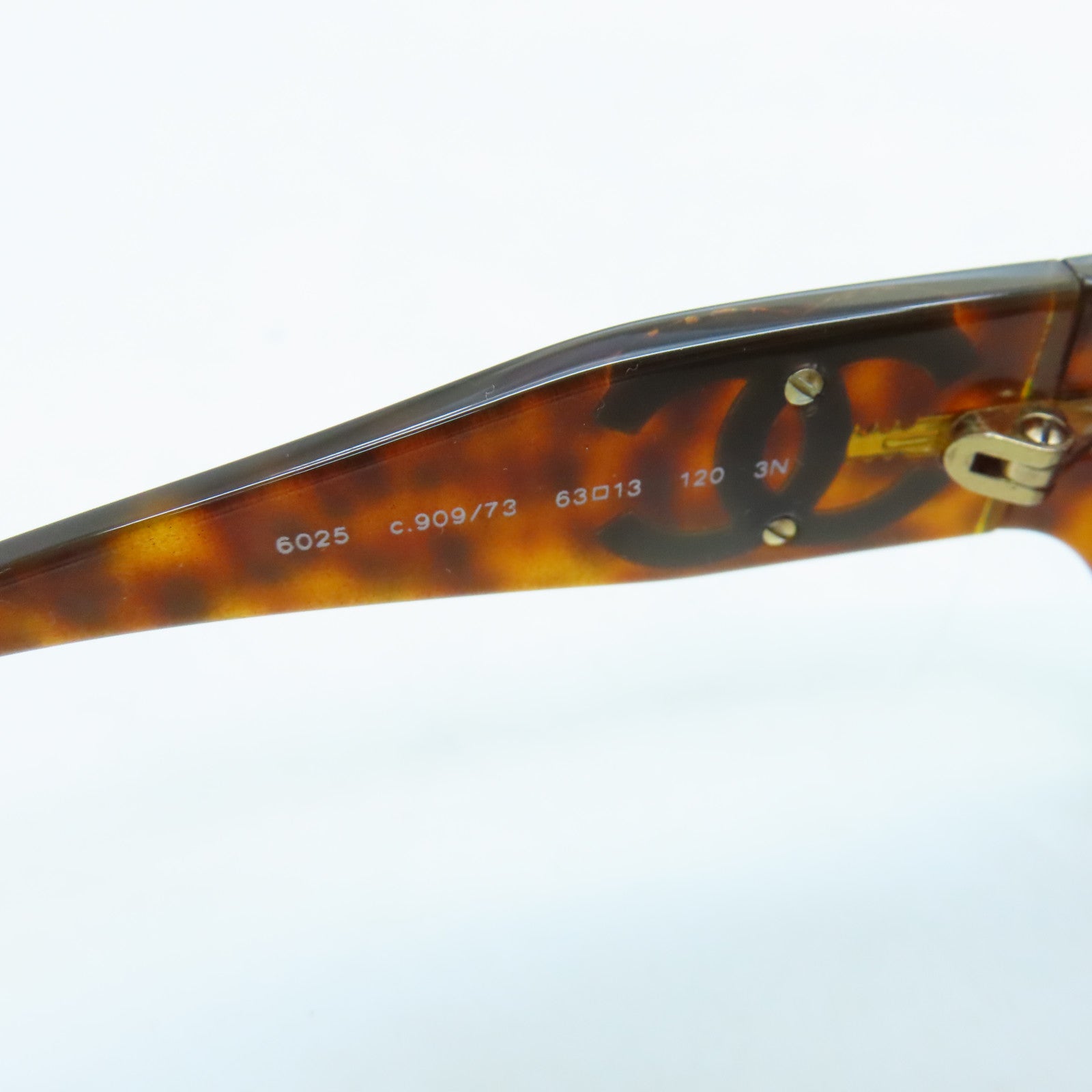 CHANEL 【激減優惠】塑料Sunglasses金扣太陽眼鏡啡色