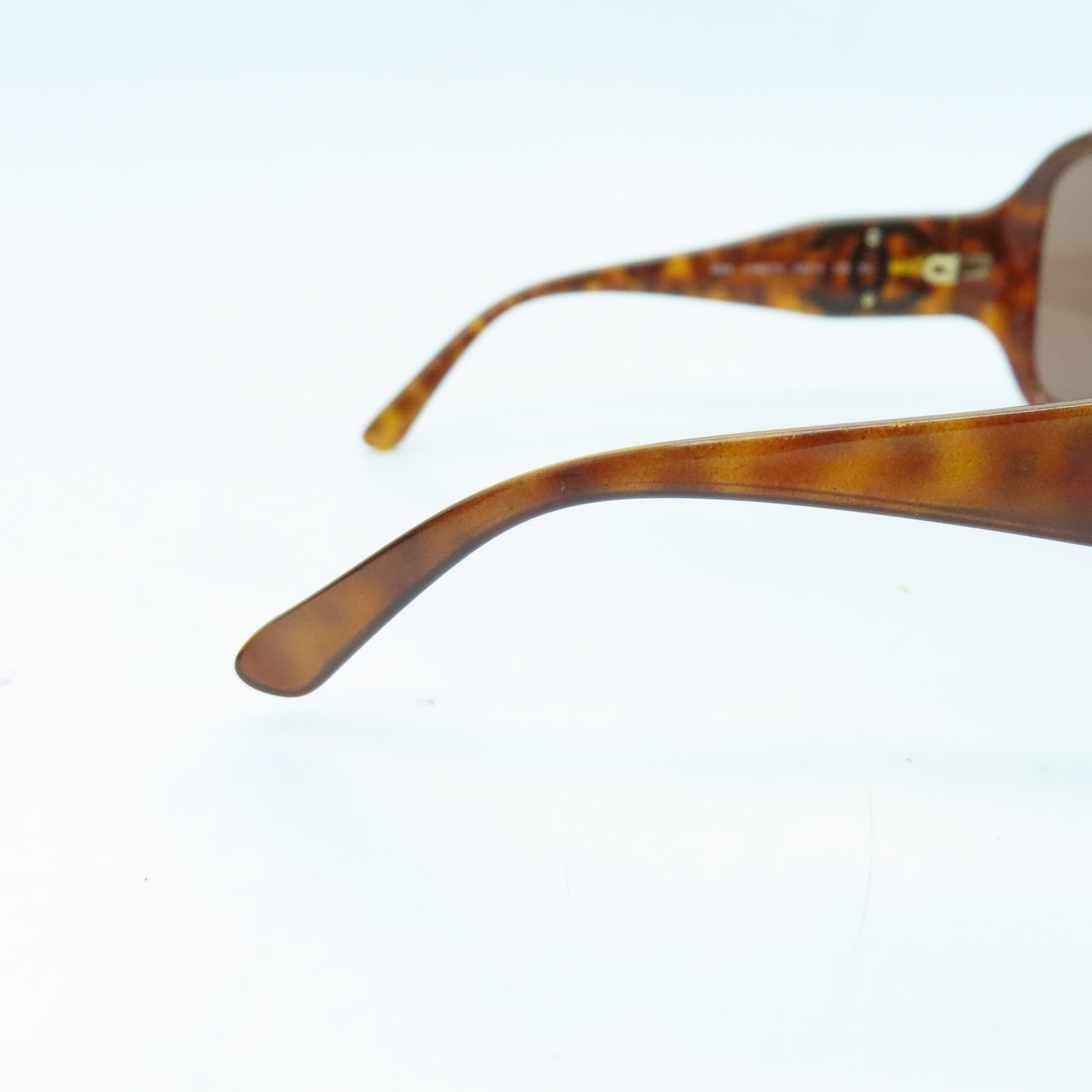 CHANEL 【激減優惠】塑料Sunglasses金扣太陽眼鏡啡色