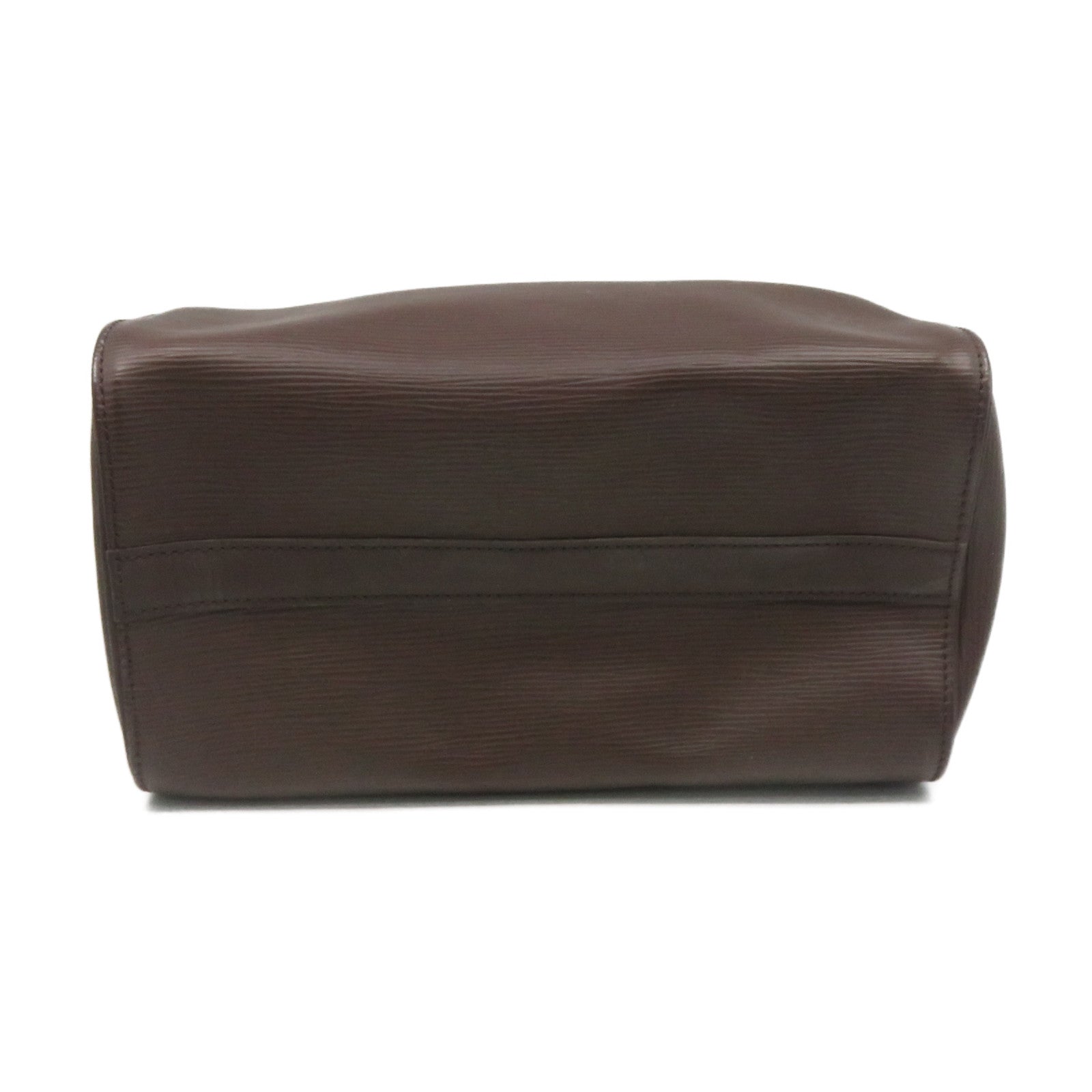 LOUIS VUITTON Epi Speedy 25 Hand Bag銀扣手挽袋啡色