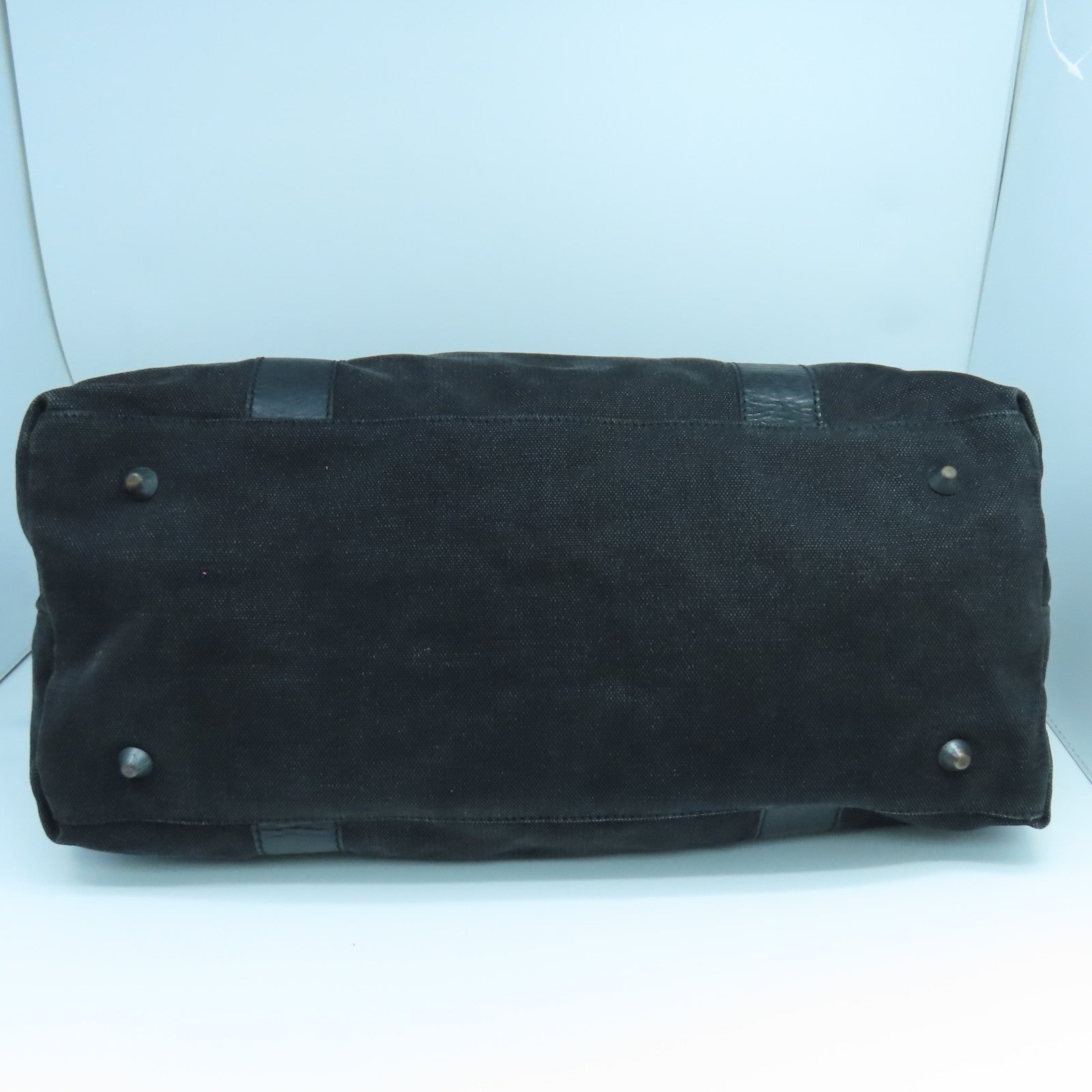 agnes b. 帆布Tote Bag手挽袋黑色