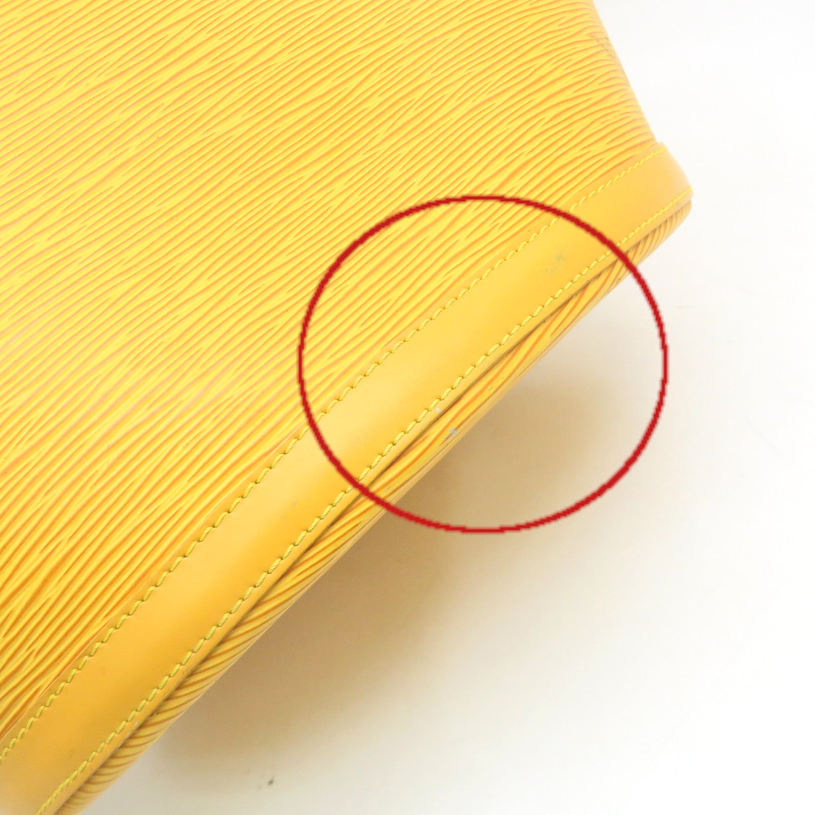 LOUIS VUITTON Epi Saint Jucques Shoulder Bag yellow