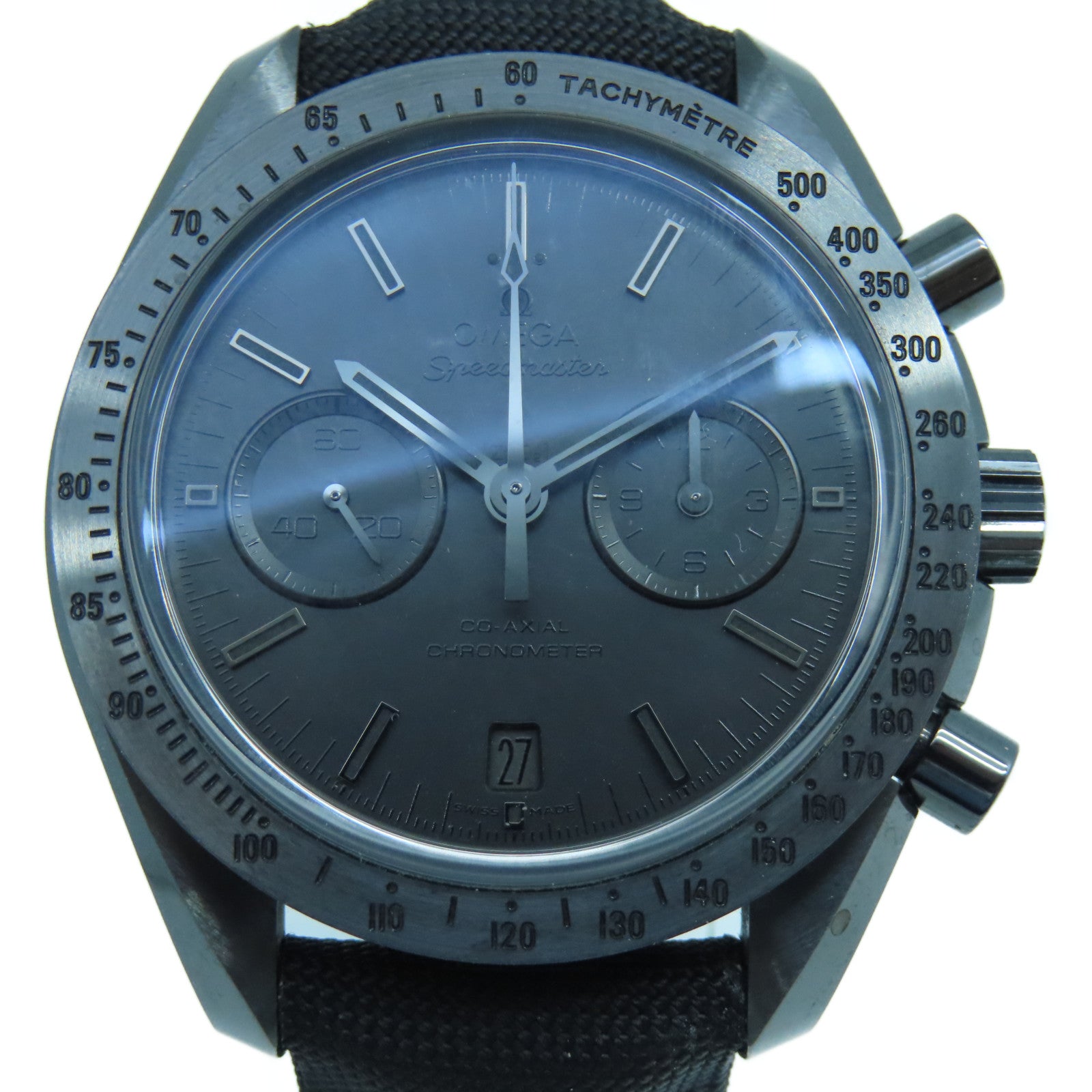 OMEGA Dark Side Of The Moon不鏽鋼手錶自動機芯黑色