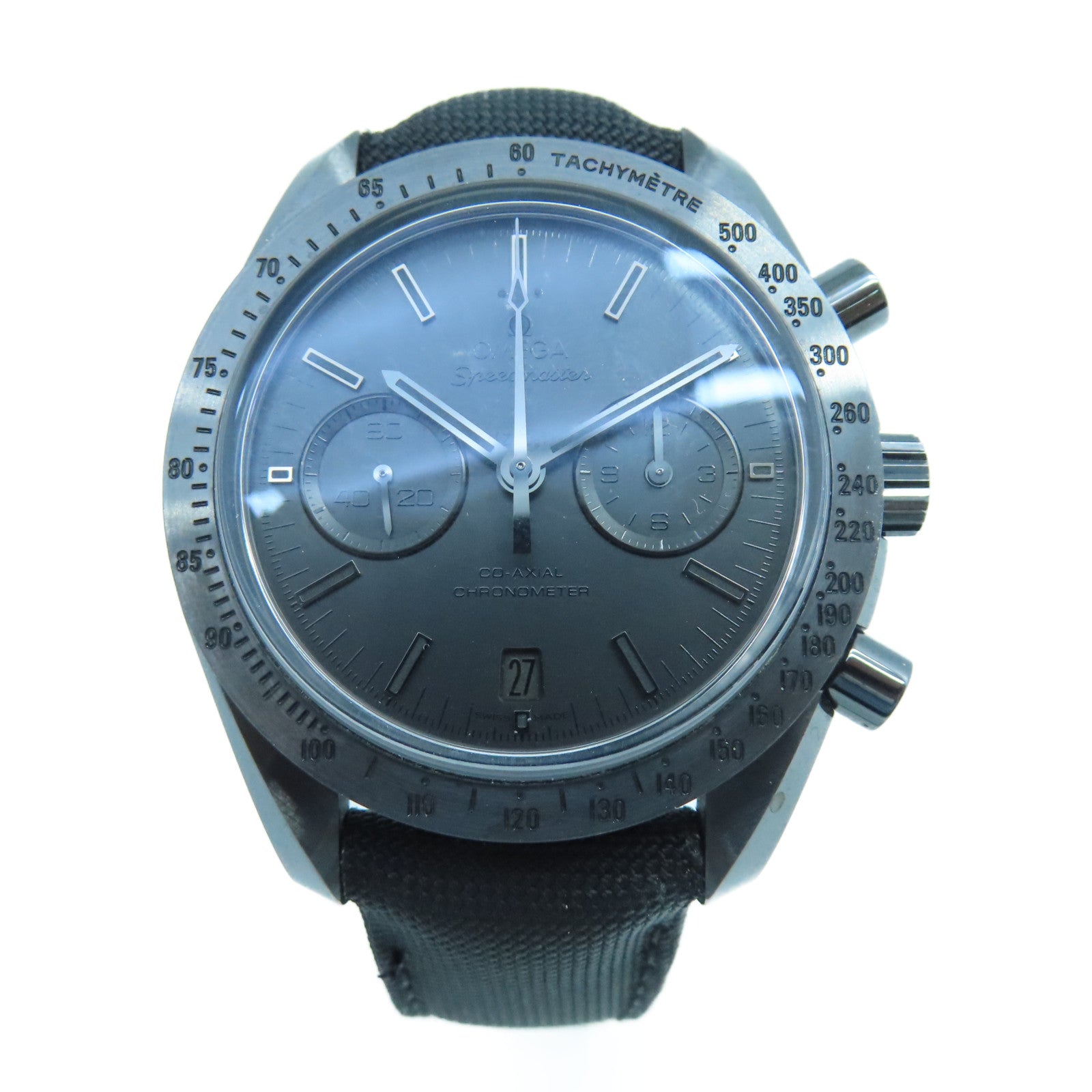 OMEGA Dark Side Of The Moon不鏽鋼手錶自動機芯黑色