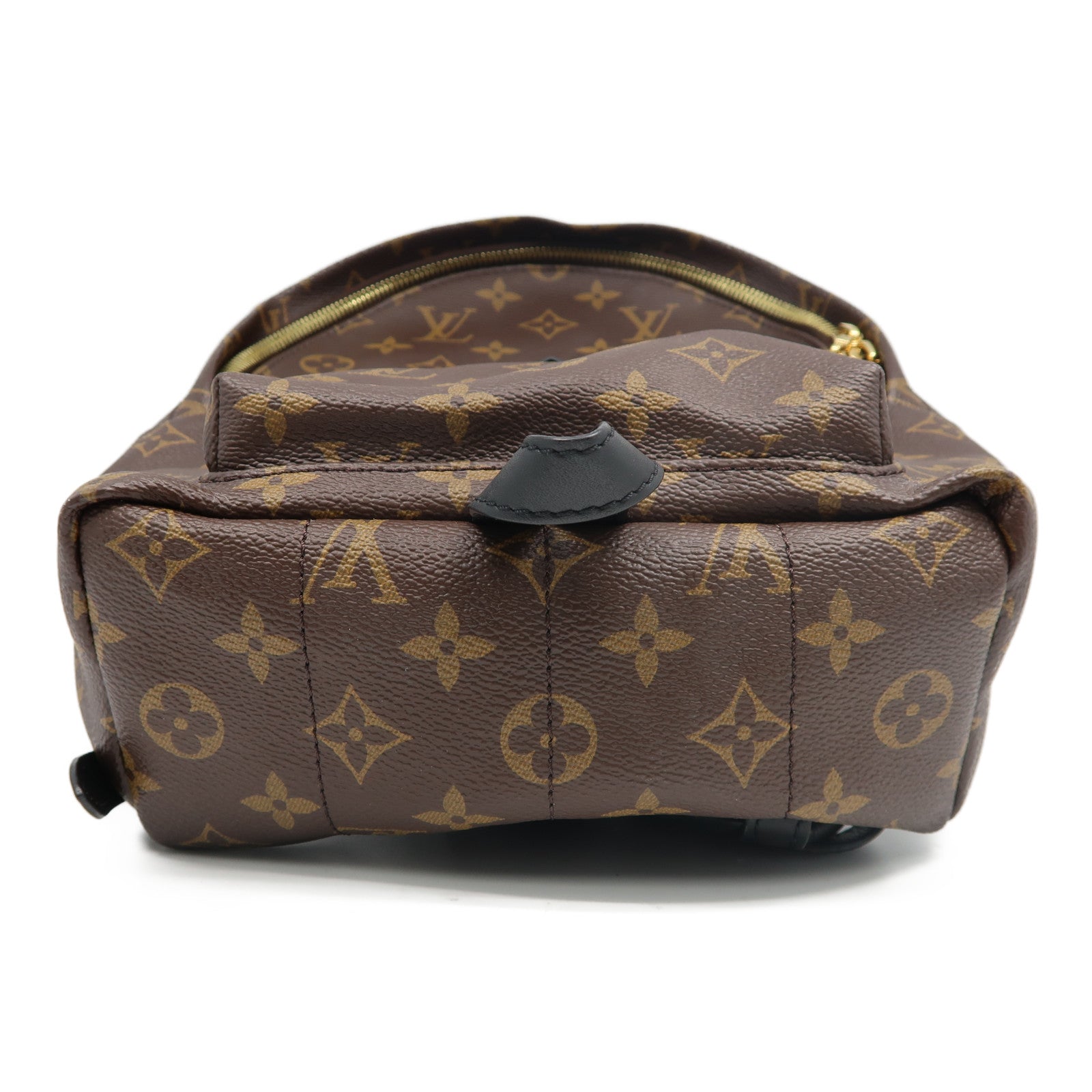 LOUIS VUITTON Monogram Palm Springs PM金扣背包啡色