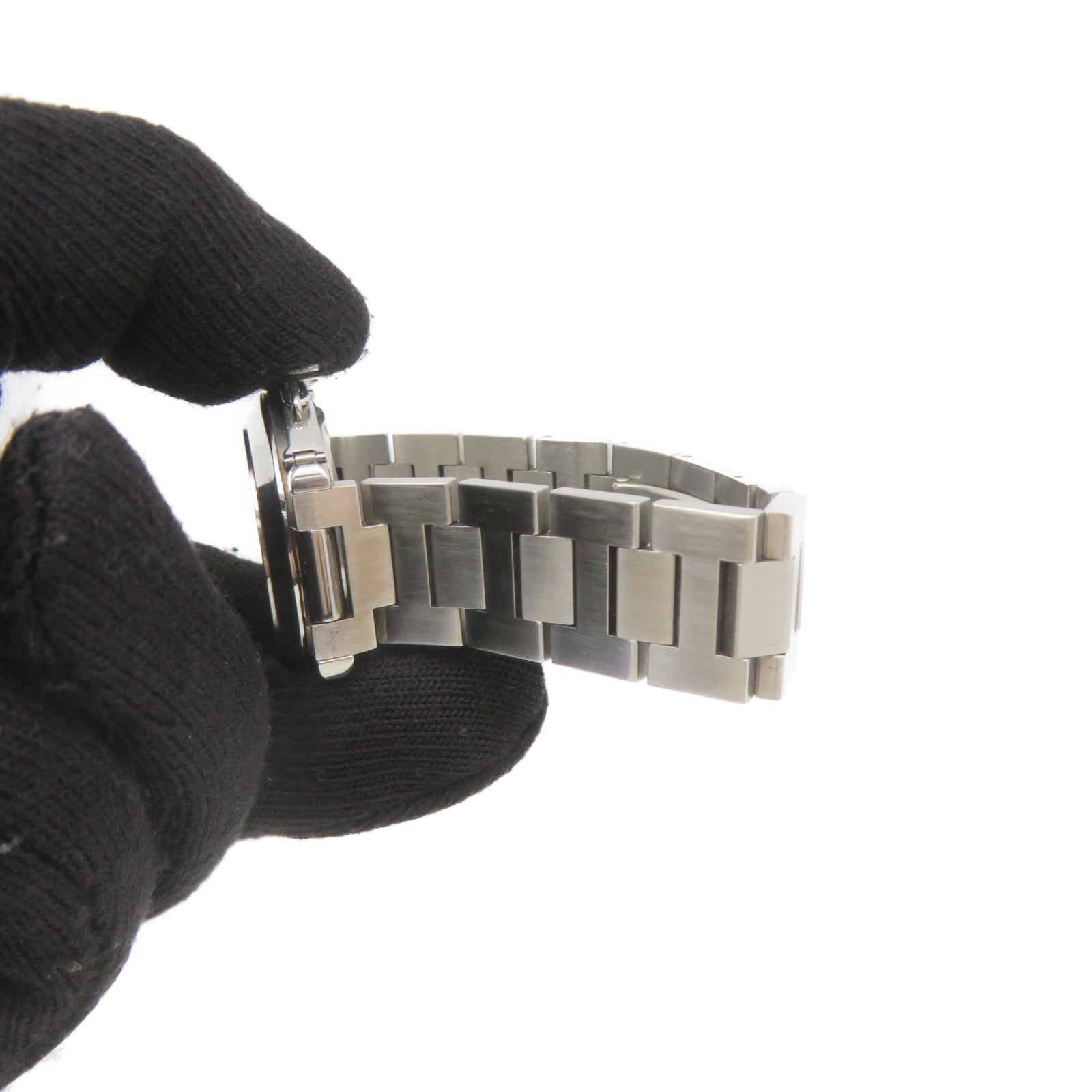 CARTIER Pasha C Watch不鏽鋼自動機芯黑色