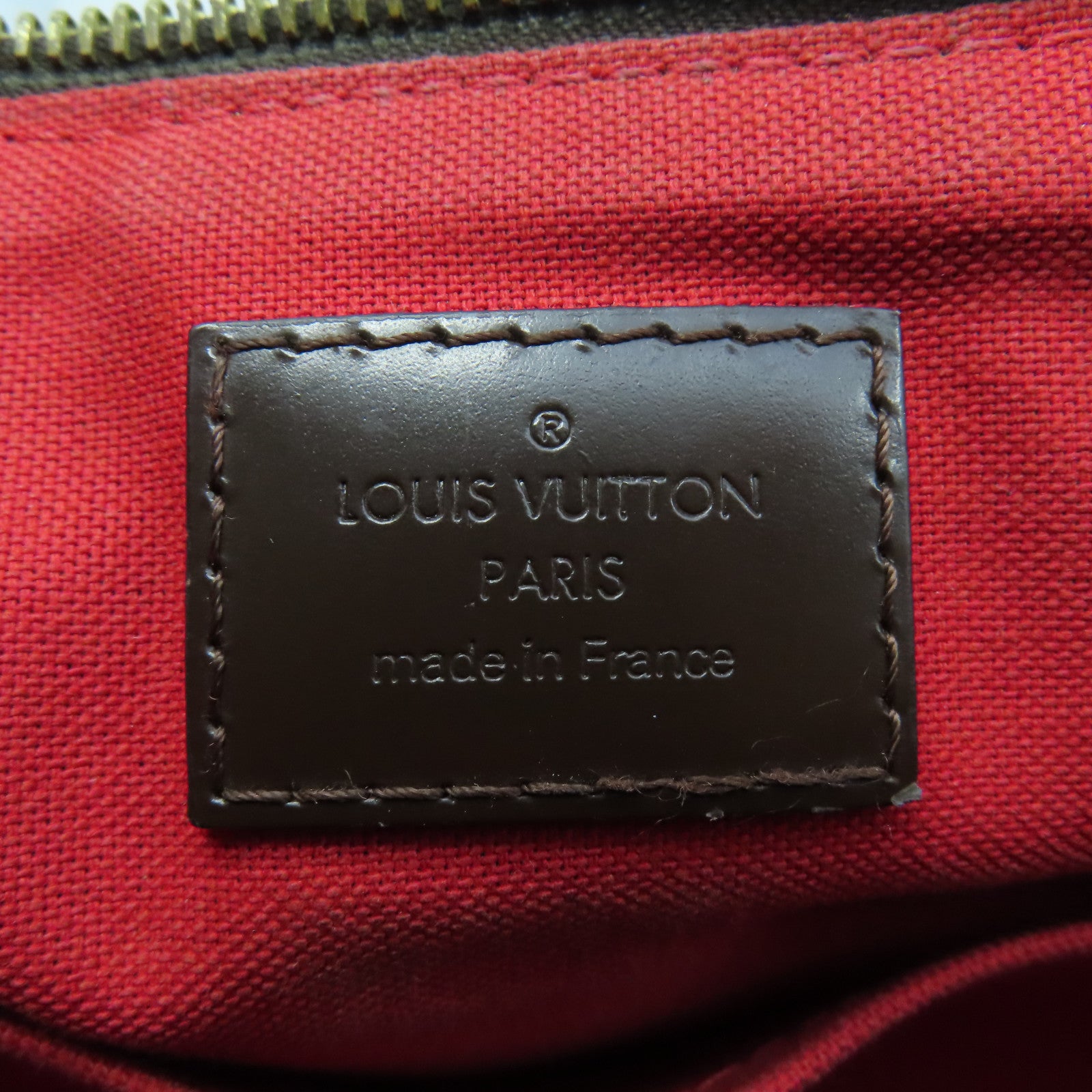 LOUIS VUITTON Damier Siena PM gold buckle shoulder shoulder bag brown