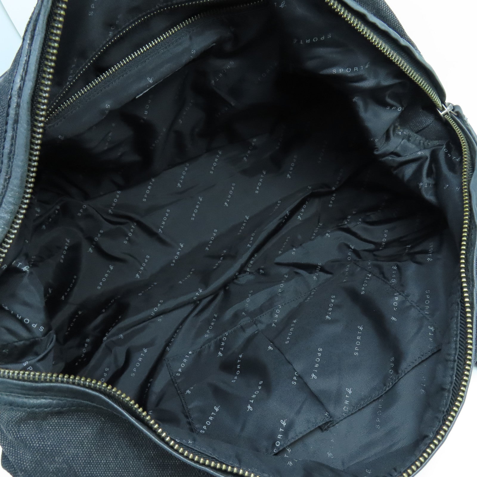 agnes b. 帆布Tote Bag手挽袋黑色