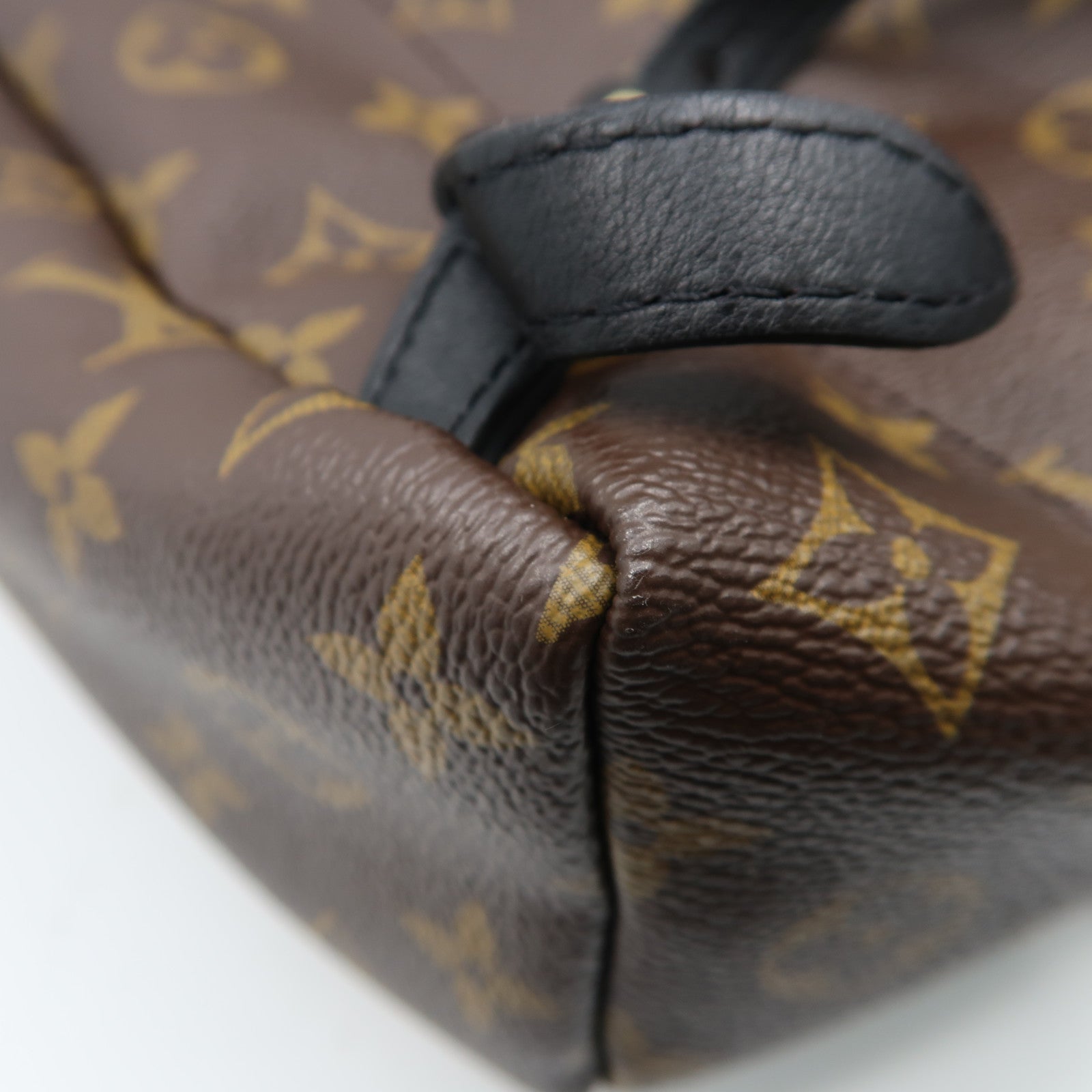 LOUIS VUITTON Monogram Palm Springs PM金扣背包啡色