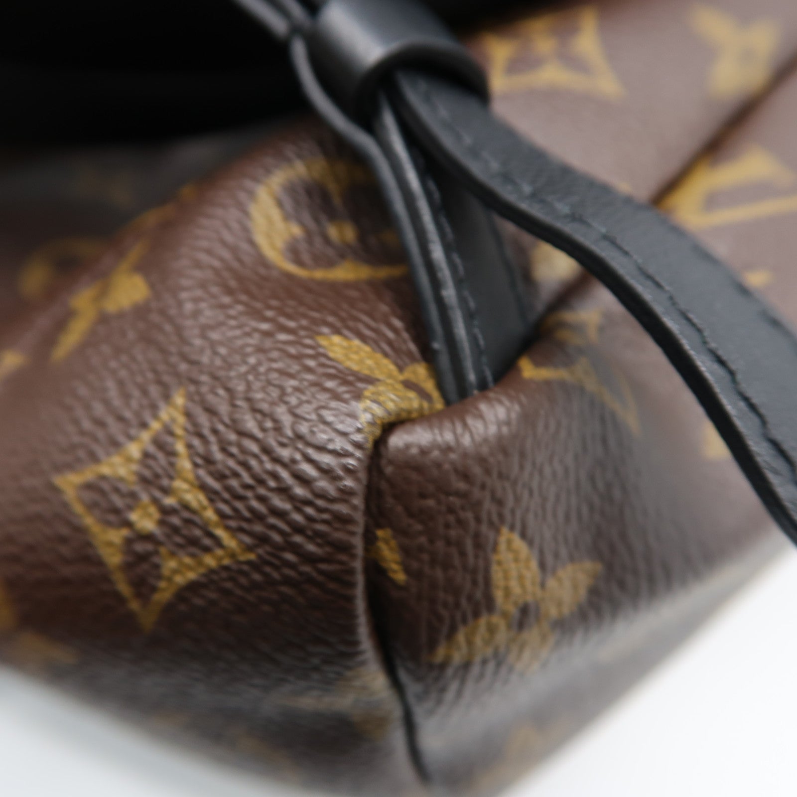 LOUIS VUITTON Monogram Palm Springs PM金扣背包啡色