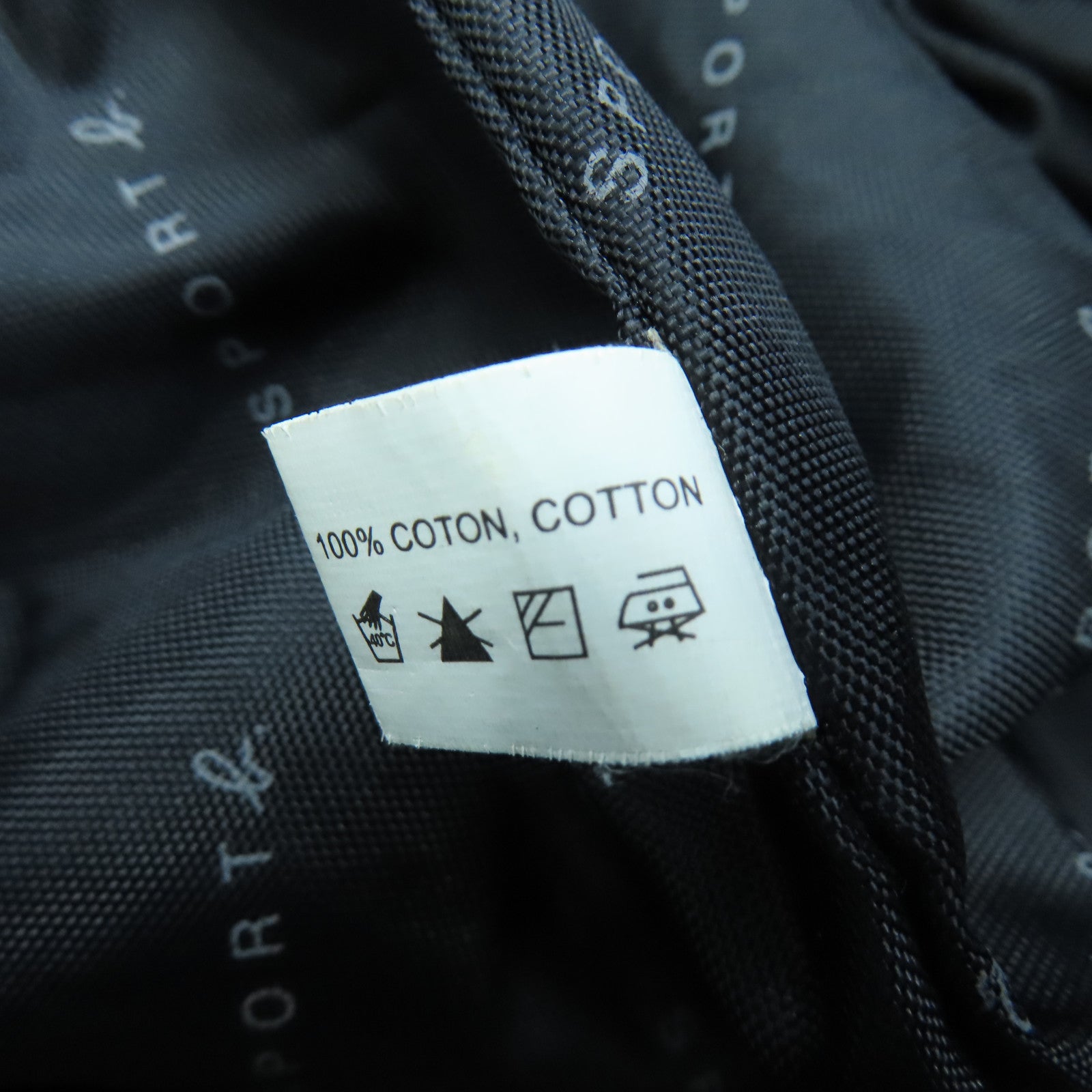 agnes b. 帆布Tote Bag手挽袋黑色