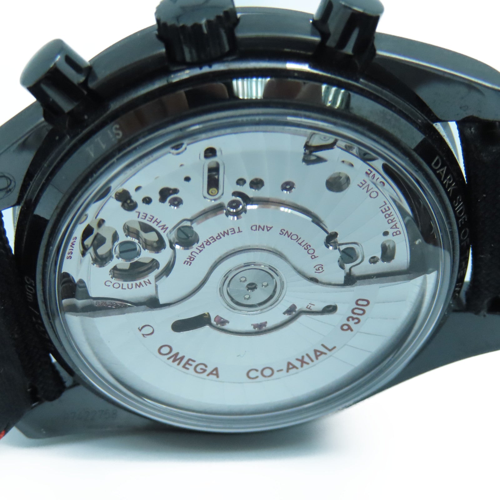 OMEGA Dark Side Of The Moon不鏽鋼手錶自動機芯黑色