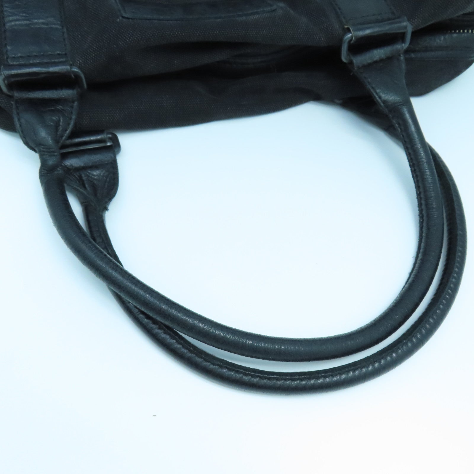 agnes b. 帆布Tote Bag手挽袋黑色