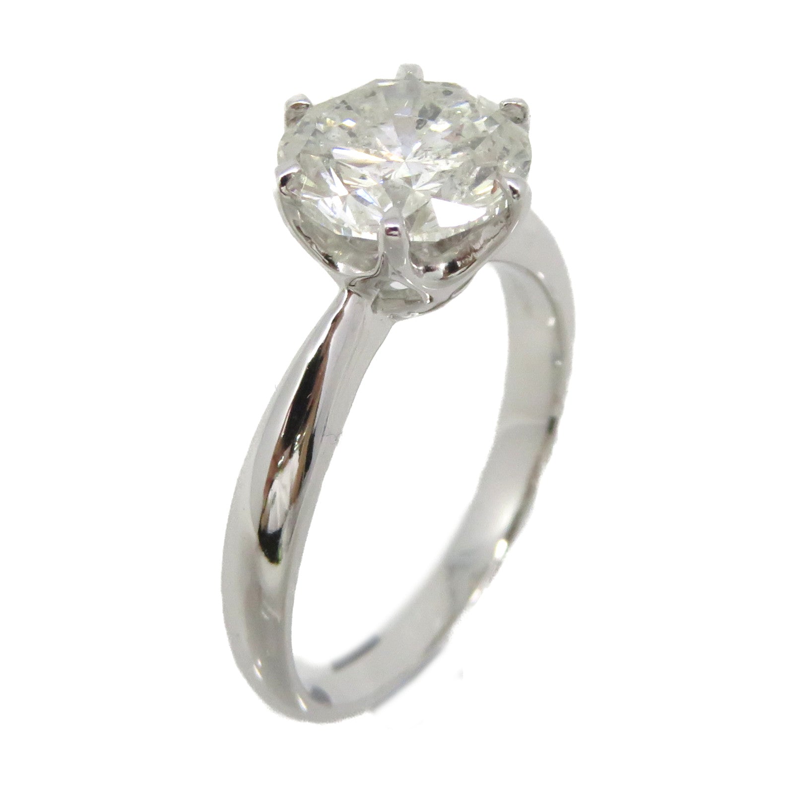 JEWELRY 18K White Gold/2.198ct Diamond Ring US#6.25