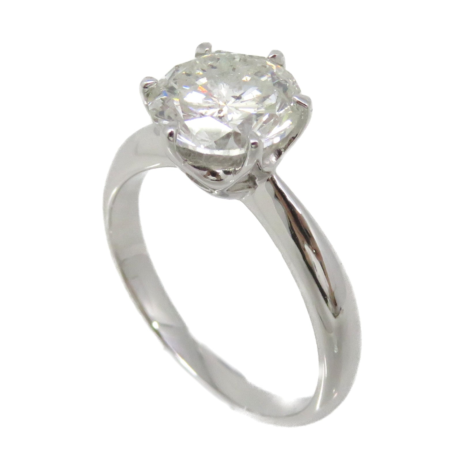 JEWELRY 18K White Gold/2.198ct Diamond Ring US#6.25