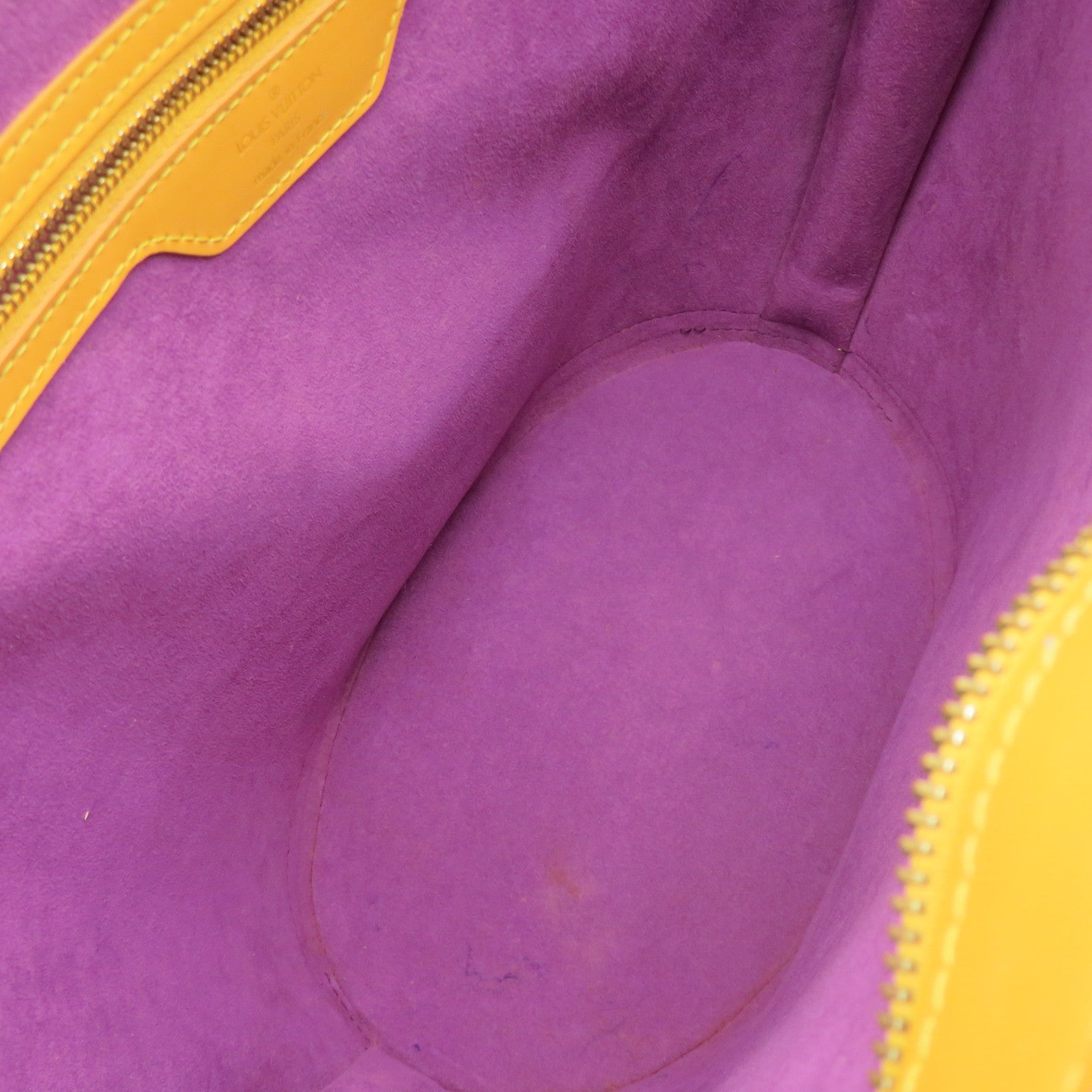 LOUIS VUITTON Epi Saint Jucques Shoulder Bag yellow
