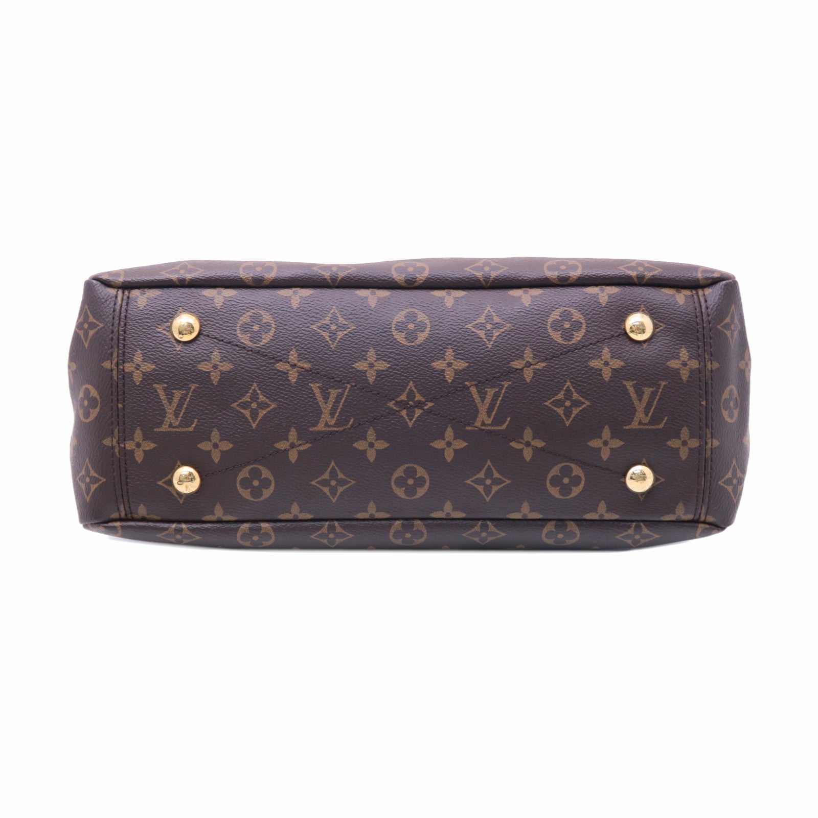 LOUIS VUITTON Monogram Pallas MM金扣手挽肩背兩用袋粉紅色