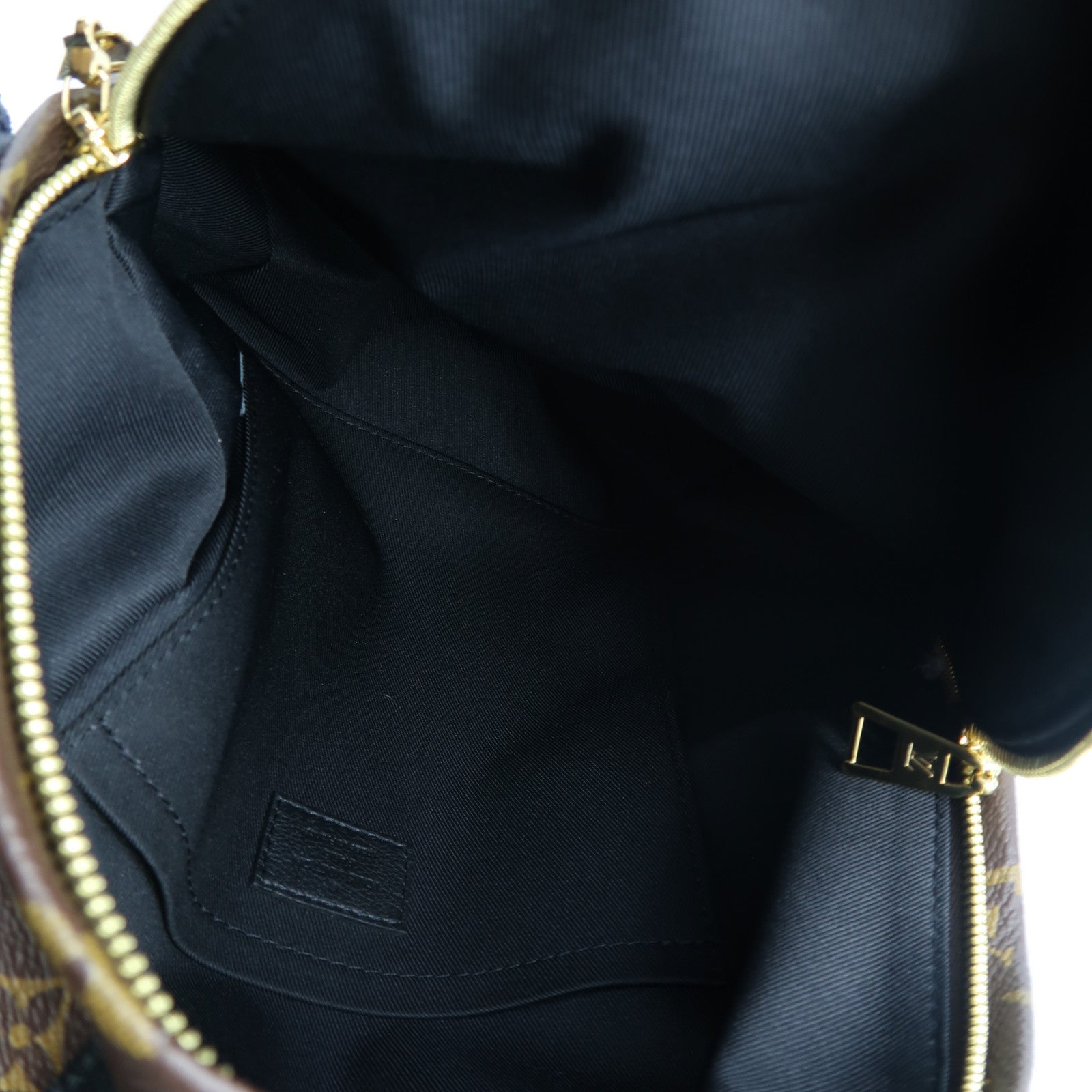 LOUIS VUITTON Monogram Palm Springs PM金扣背包啡色