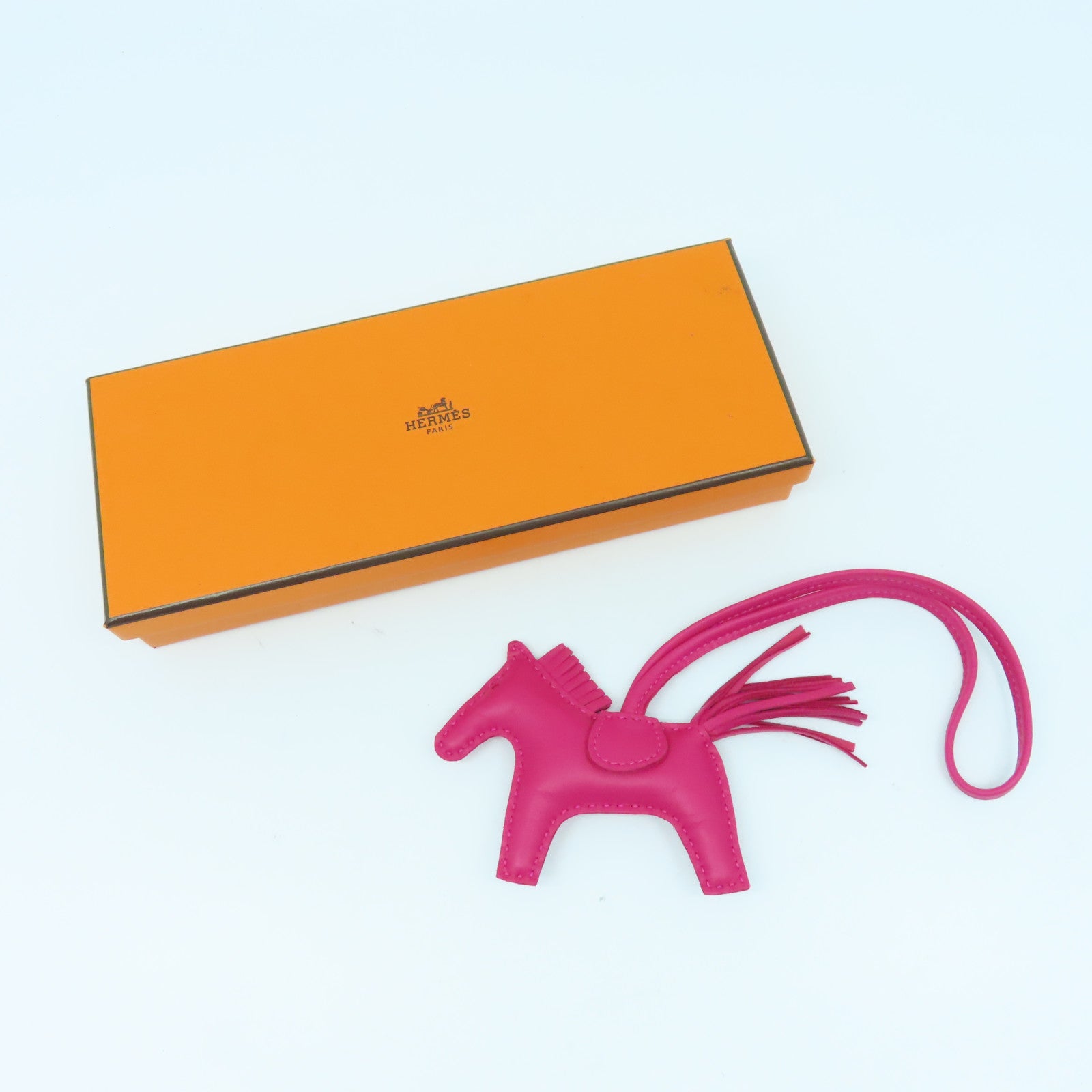HERMES 【激減優惠】Swift皮革Rodeo PM掛飾墨西哥粉