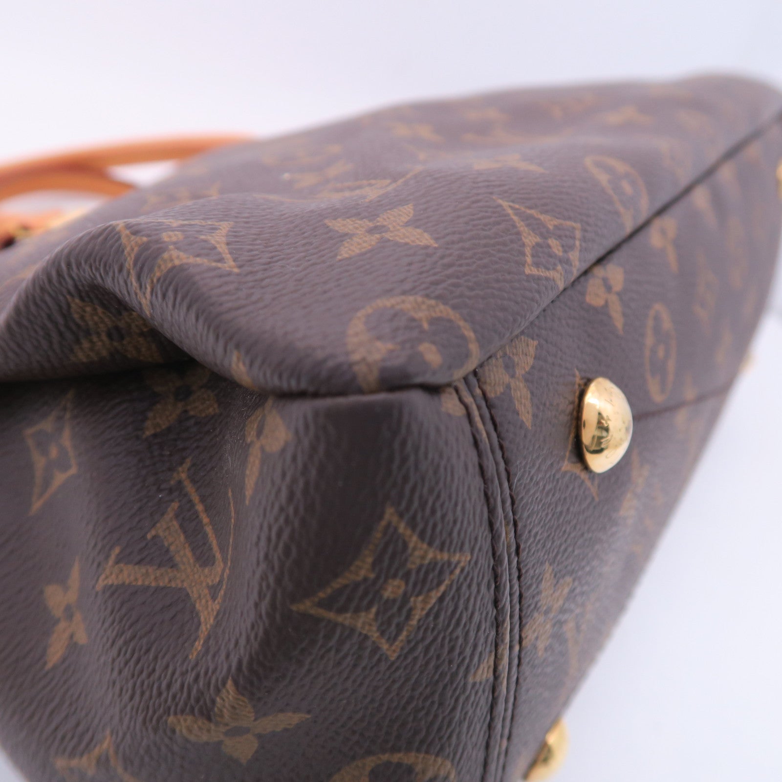 LOUIS VUITTON Monogram Pallas MM金扣手挽肩背兩用袋粉紅色