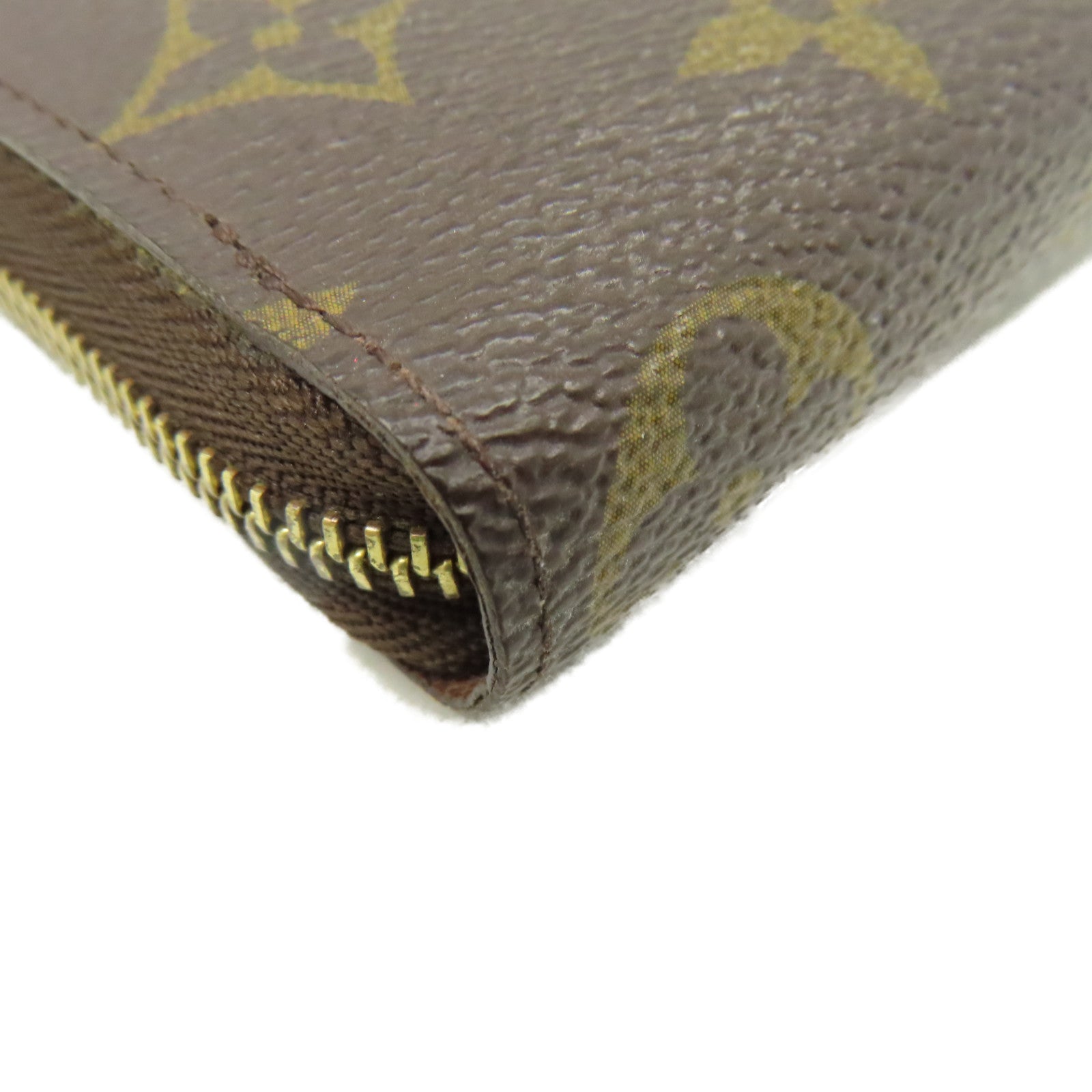 LOUIS VUITTON Monogram Zippy Coin Purse拉鏈零錢包啡色