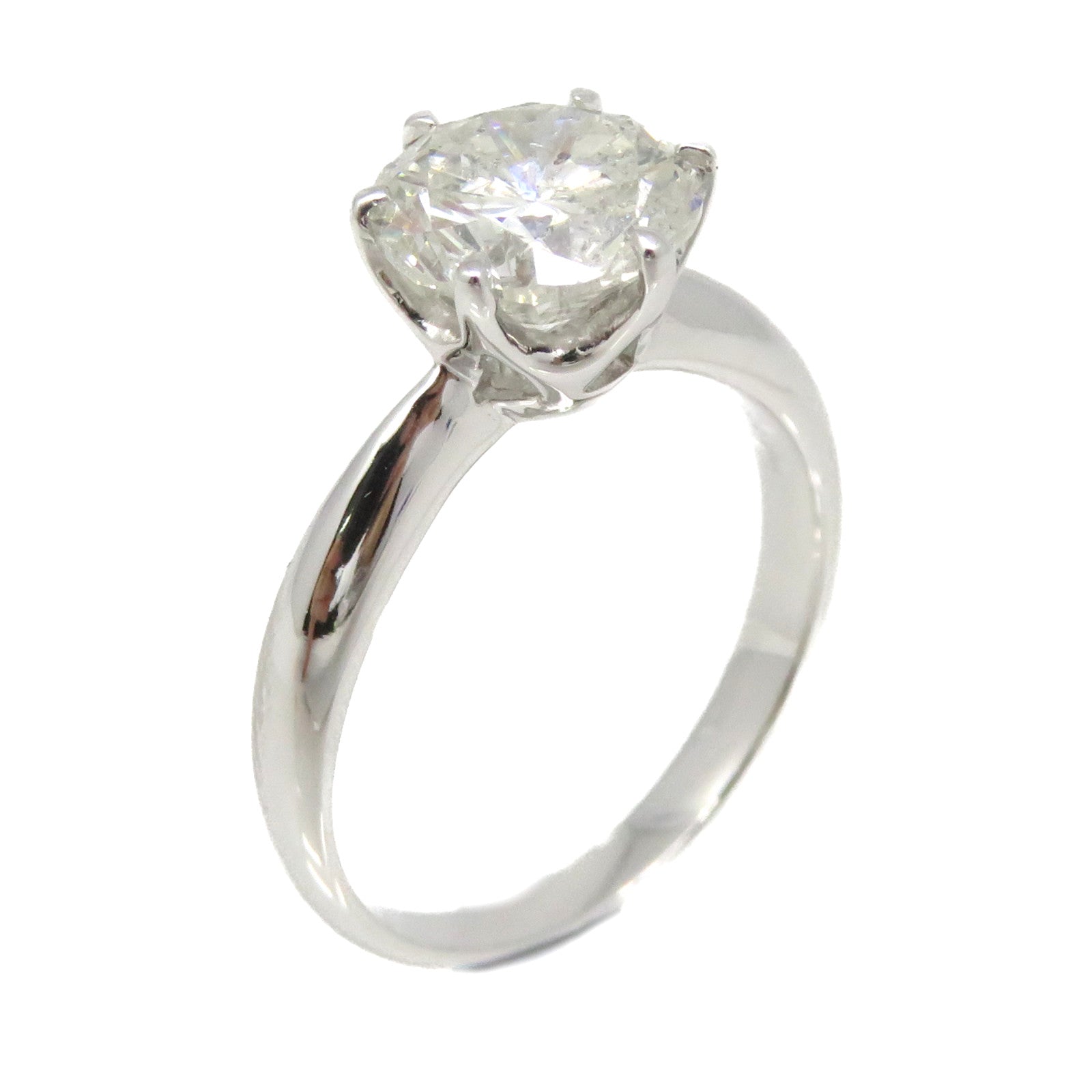 JEWELRY 18K White Gold/2.198ct Diamond Ring US#6.25