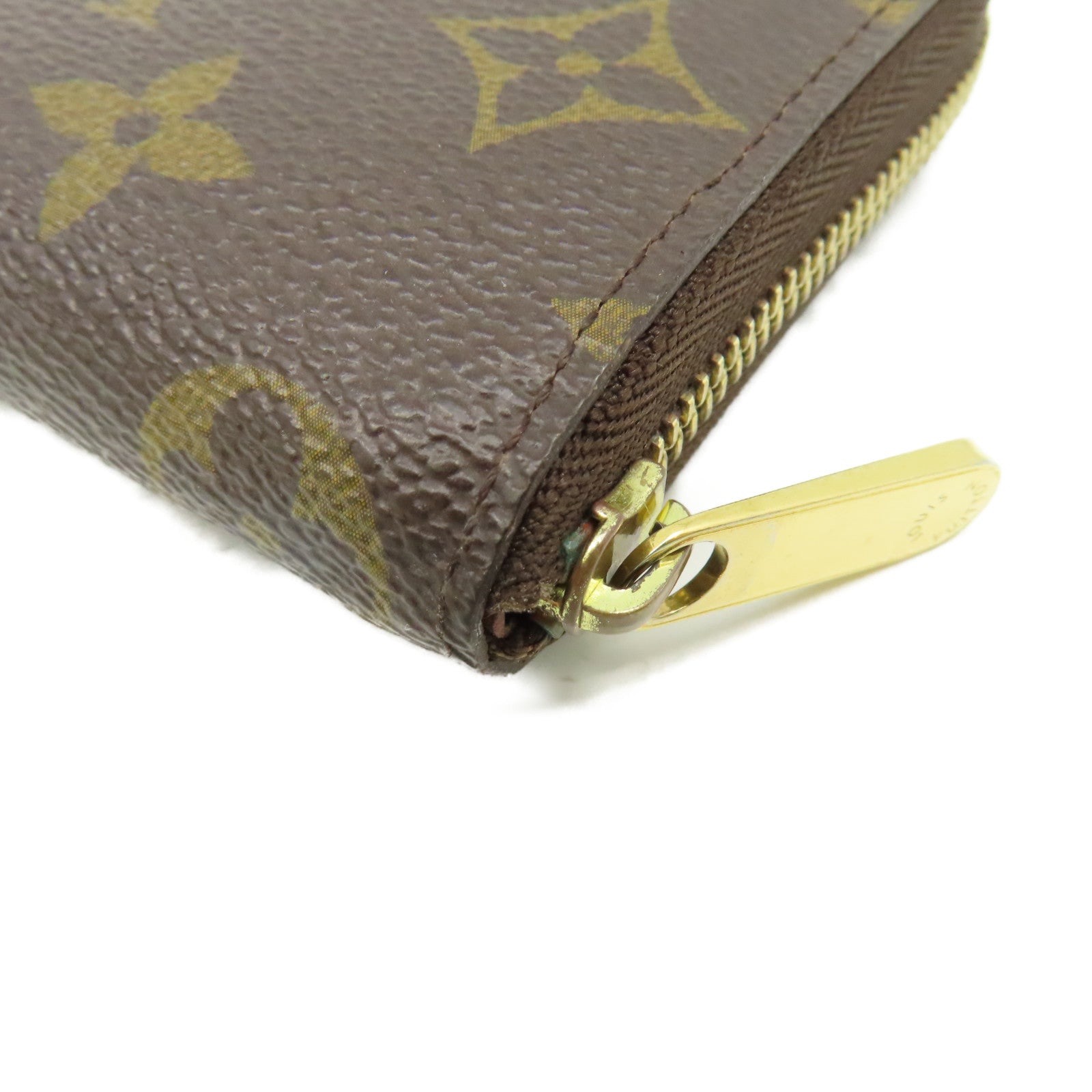 LOUIS VUITTON Monogram Zippy Coin Purse拉鏈零錢包啡色