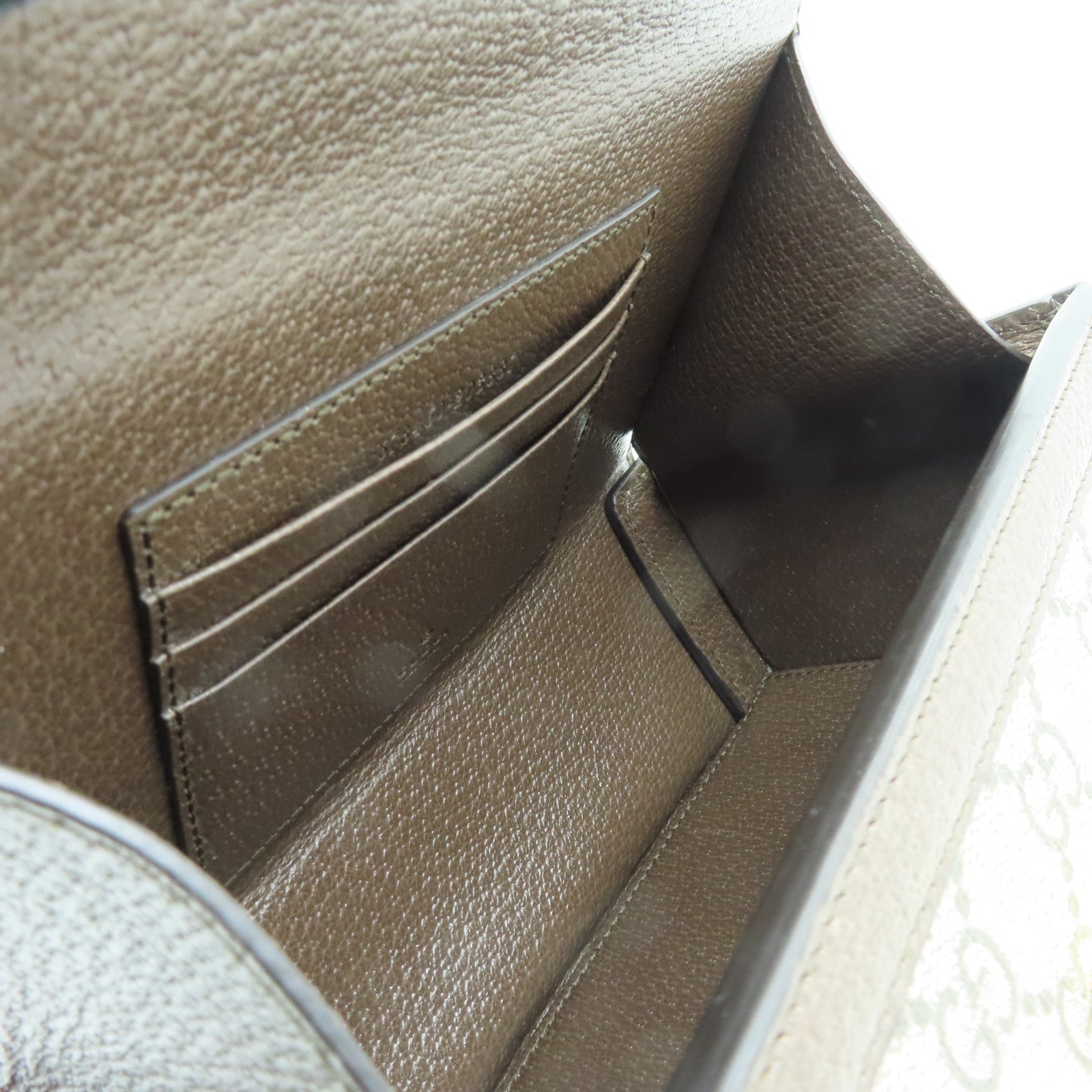 GUCCI 塗層帆布Huheg 8358 Shoulder Bag金扣肩背袋